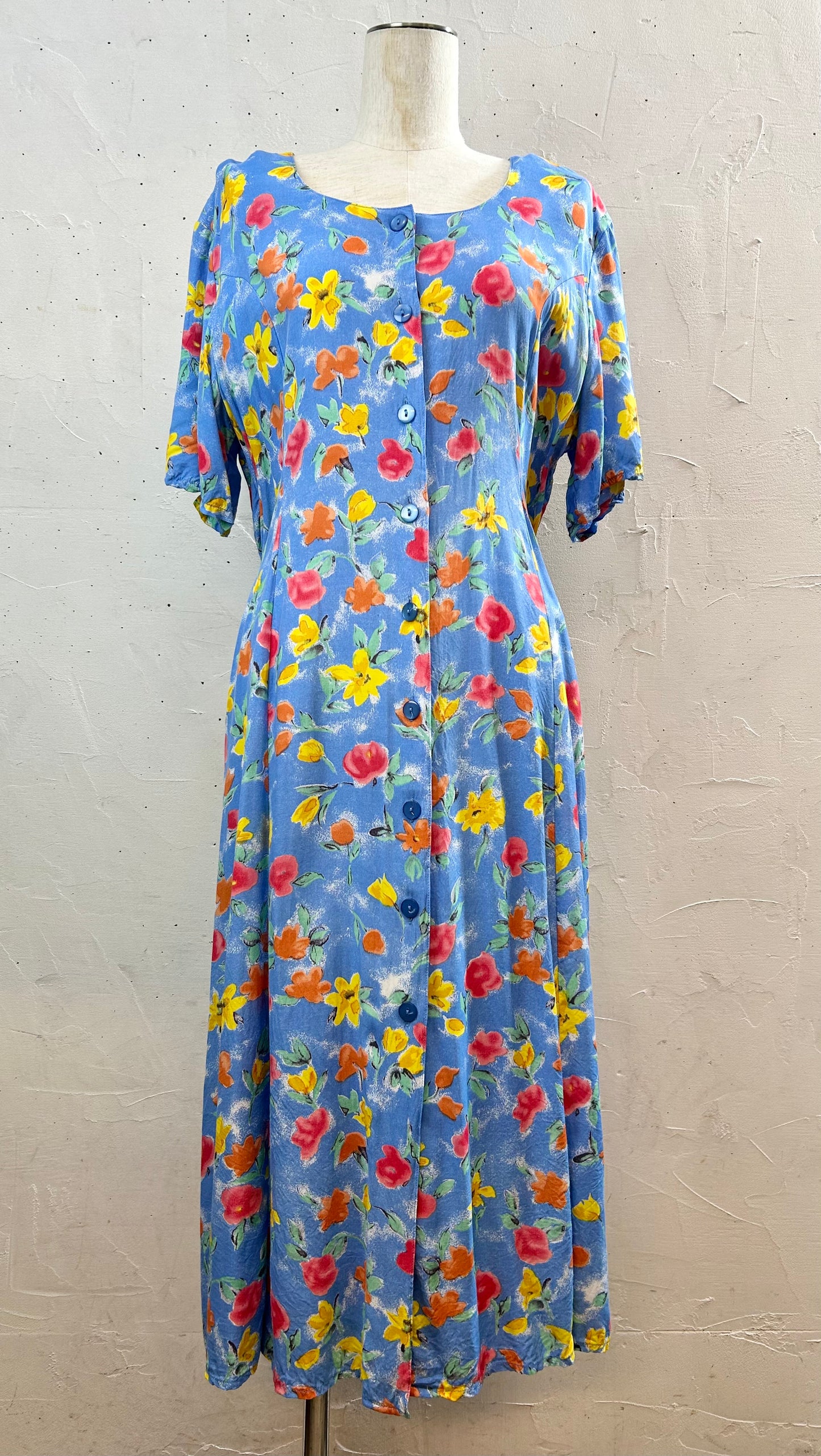 Vintage Viscose Dress [C29691]
