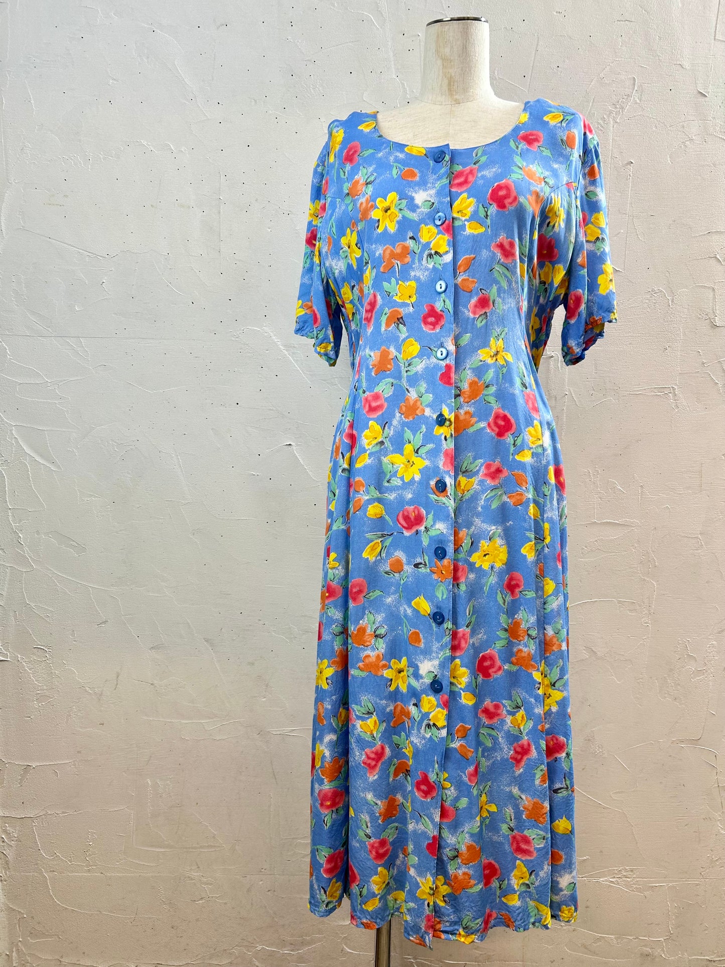 Vintage Viscose Dress [C29691]