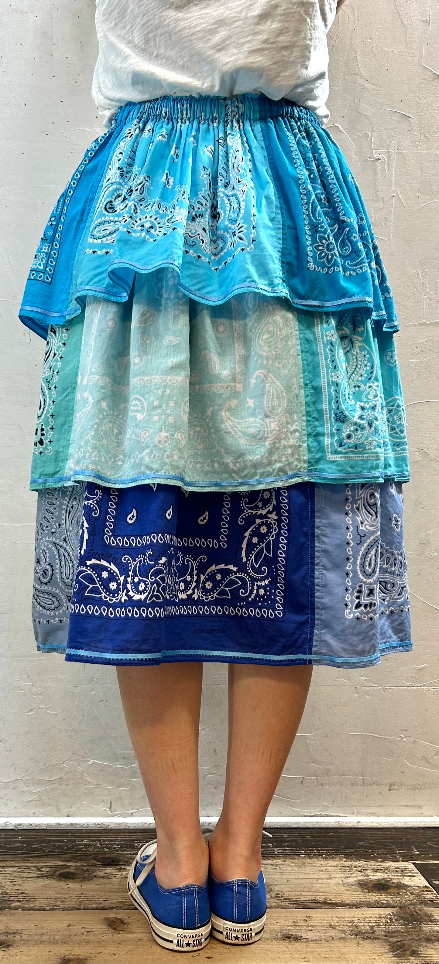 Vintage Bandana Skirt 〜Amy Nina〜 [G27845]