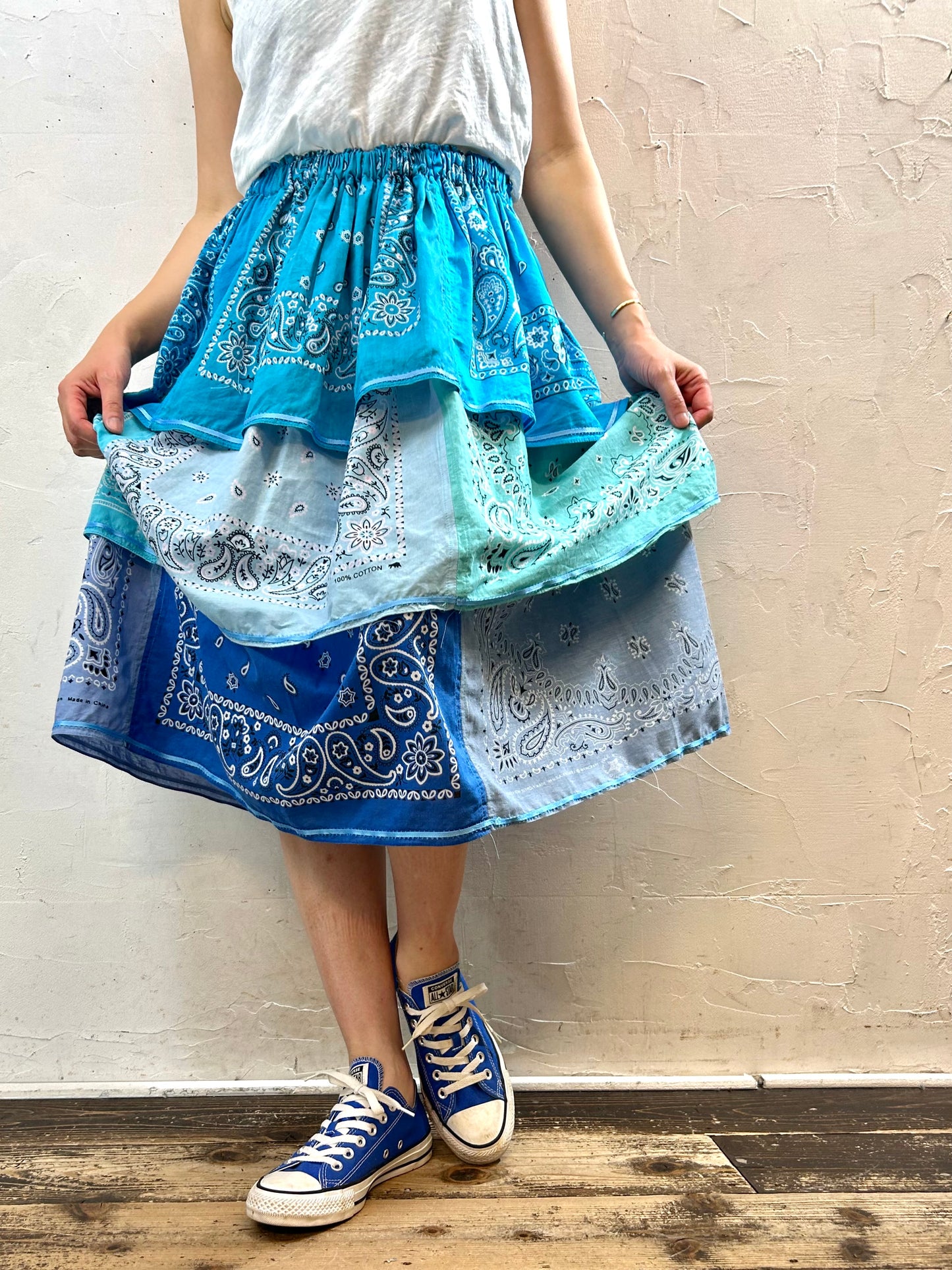 Vintage Bandana Skirt 〜Amy Nina〜 [G27845]