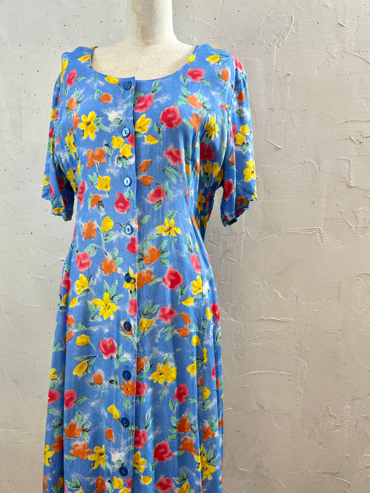 Vintage Viscose Dress [C29691]