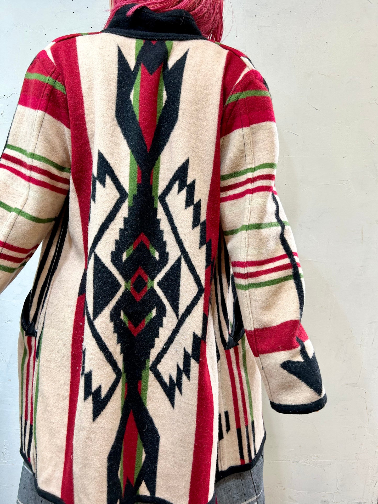 Vintage Reversible Blanket Coat 〜NATIVE JACKET SANTA FE NEW MEXICO〜[J25201]