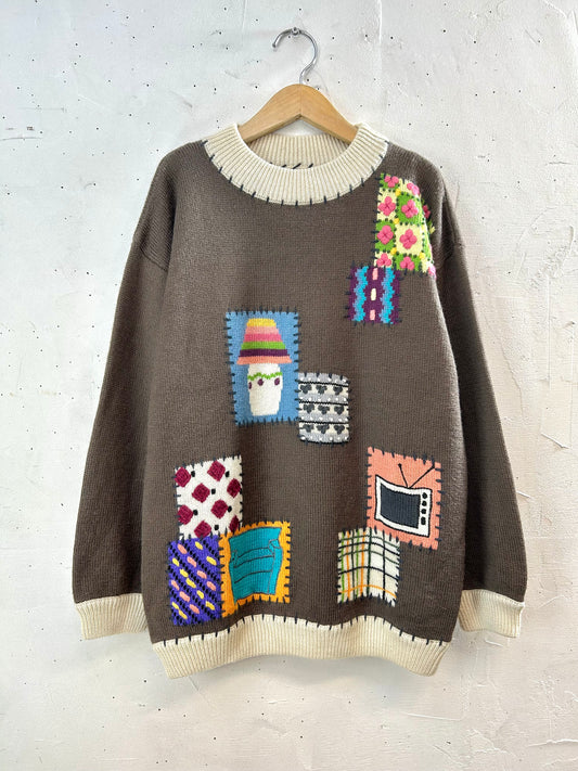Vintage Knit Sweater  [A29254]