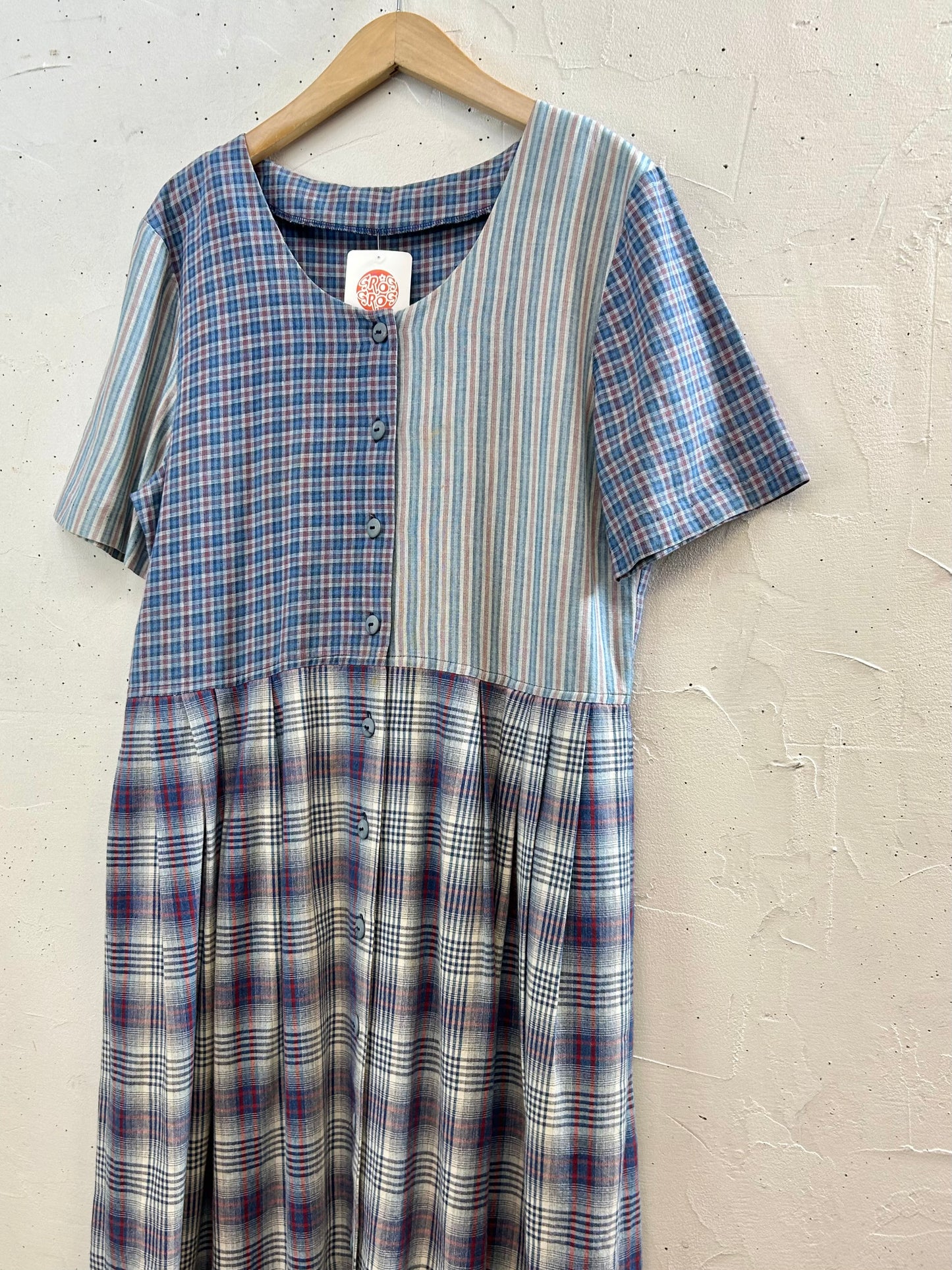 Vintage Crazy Pattern Dress [F30343]