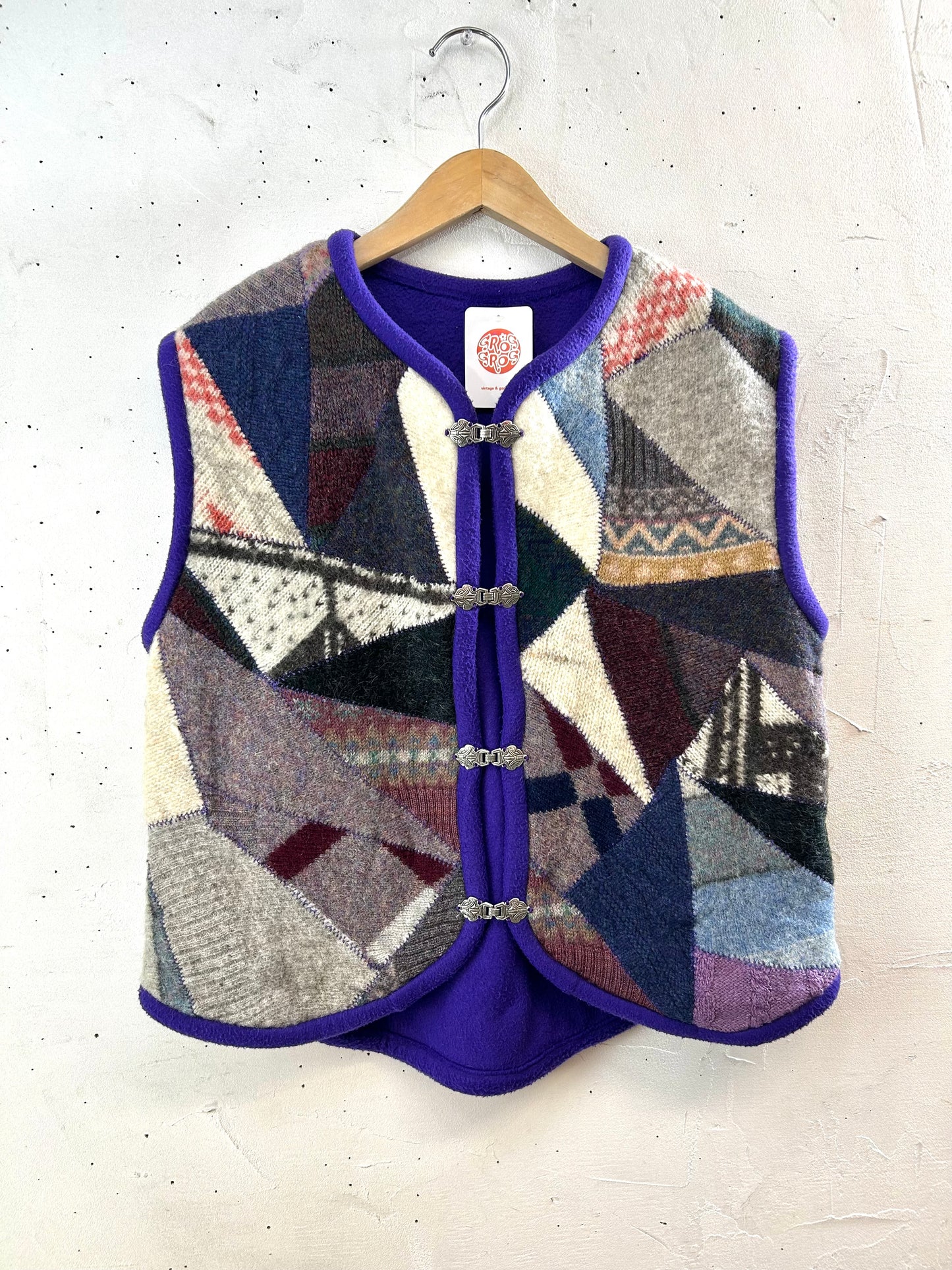 '60s-'70s Vintage Vest [L29037]