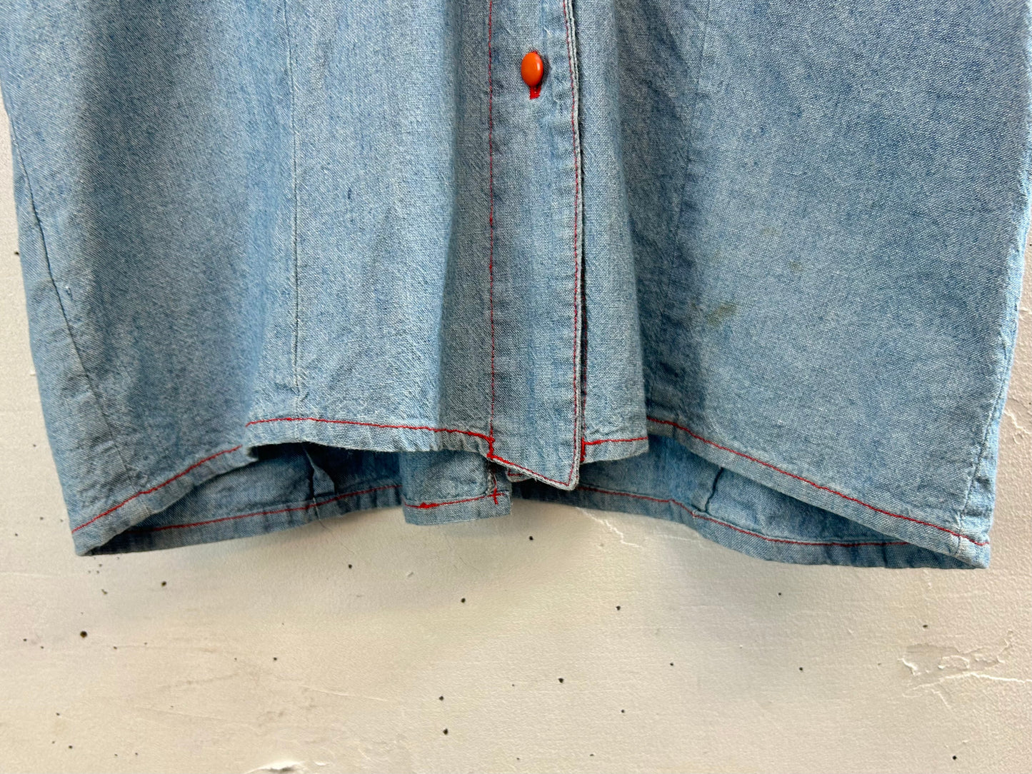 Vintage Chambray Blouse [F30344]