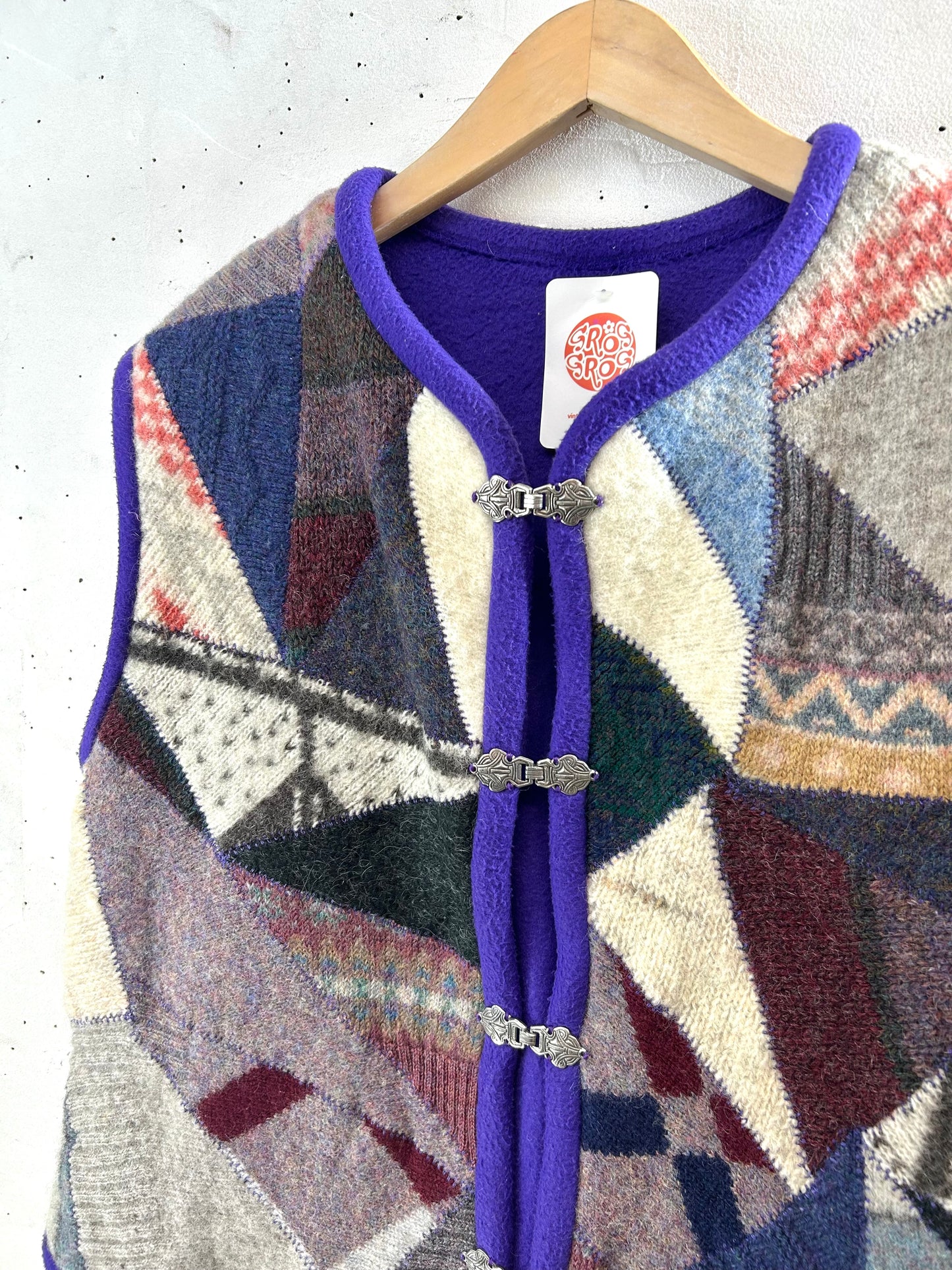 '60s-'70s Vintage Vest [L29037]