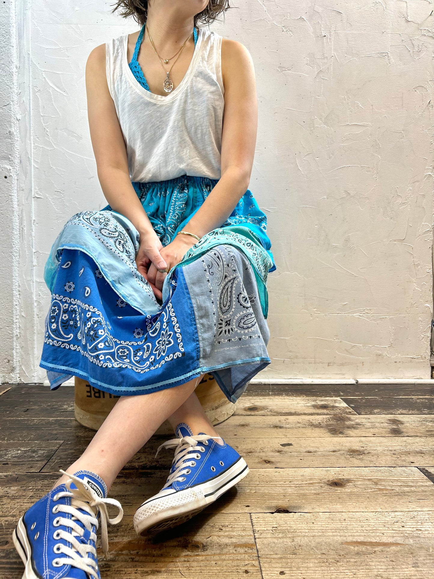 Vintage Bandana Skirt 〜Amy Nina〜 [G27845]