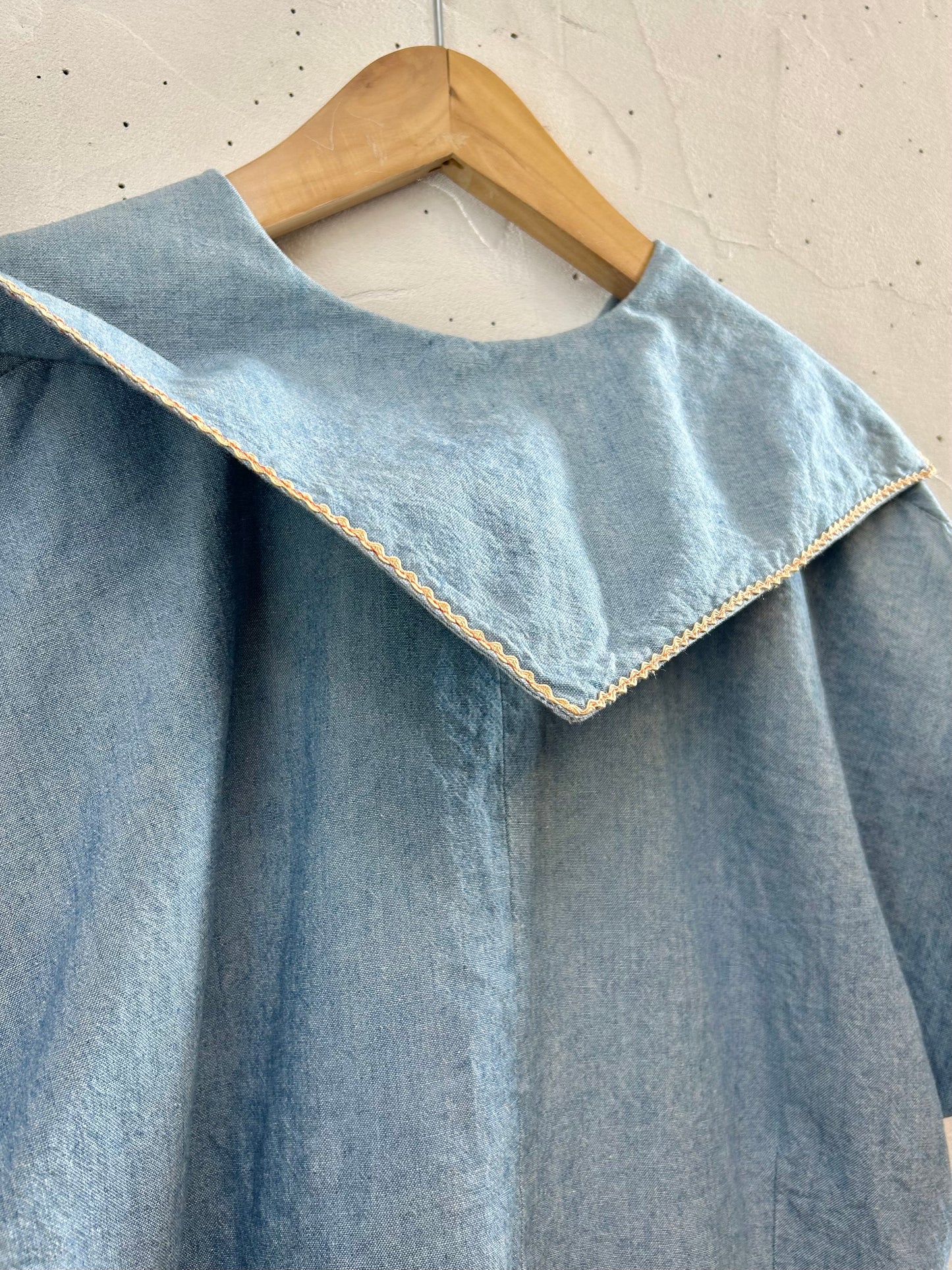 Vintage Chambray Blouse [F30344]