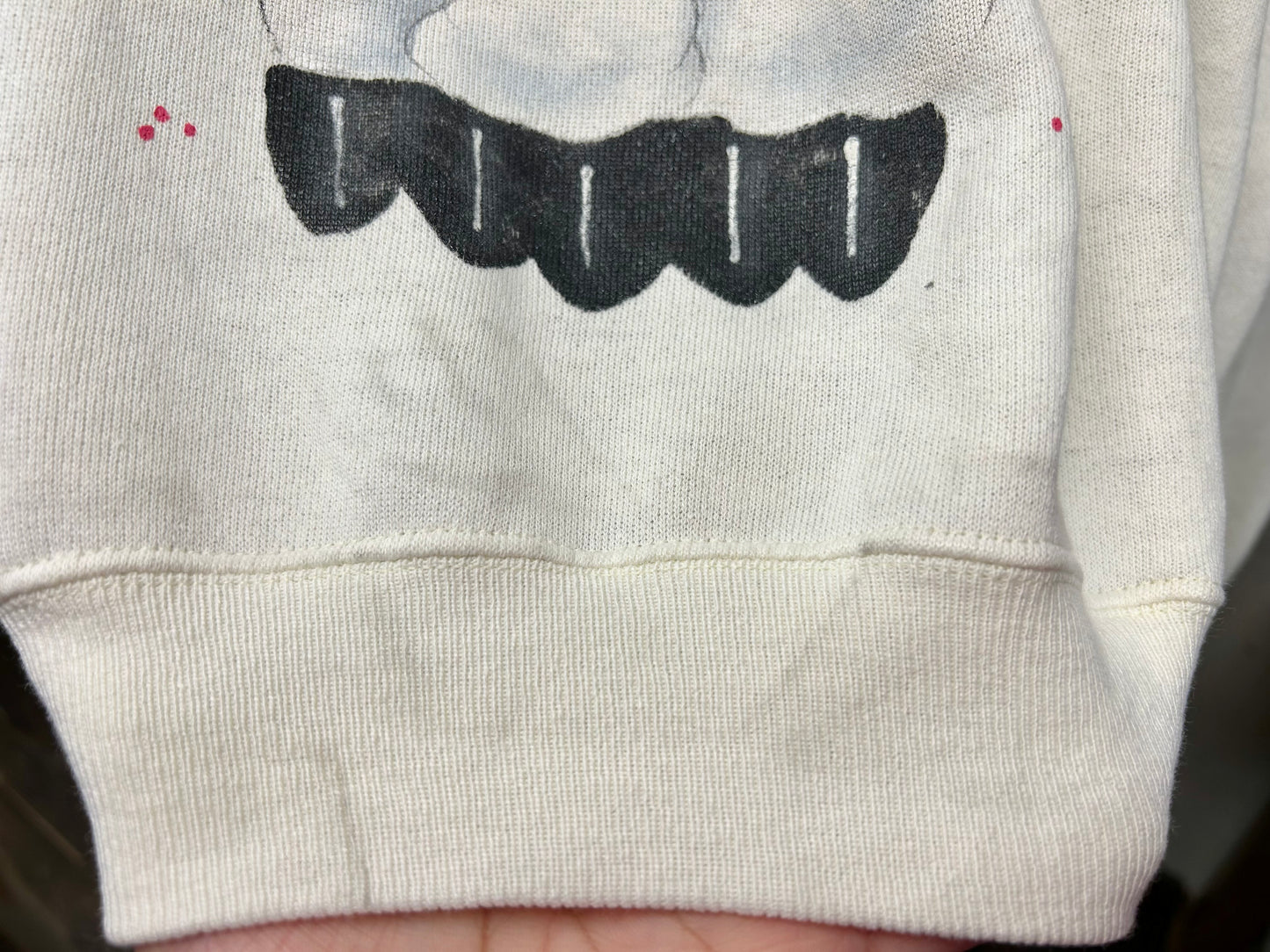 ’80s Vintage Hand Painted Sweat MADE IN USA 〜Hanes〜 [A29431]