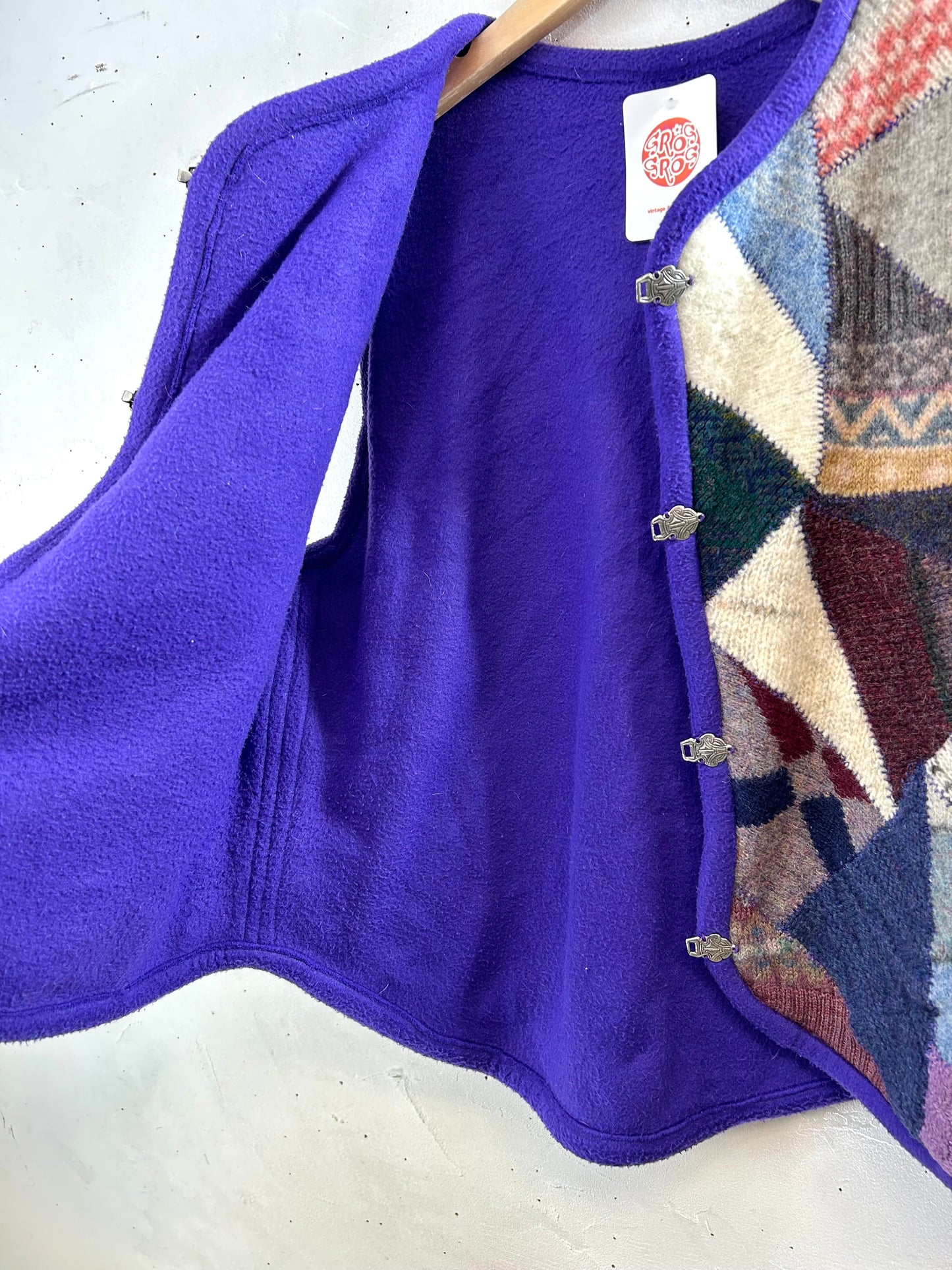 '60s-'70s Vintage Vest [L29037]