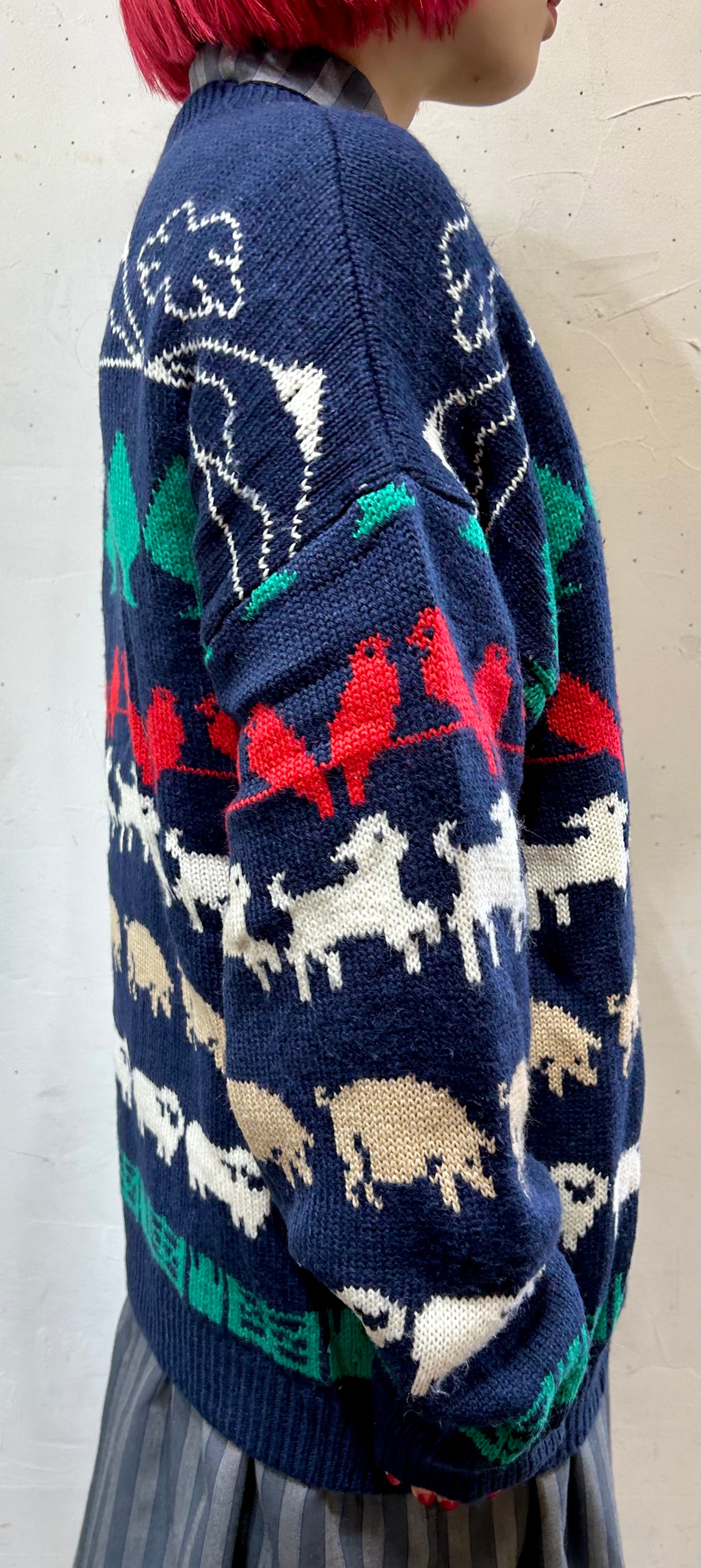 Vintage Knit Sweater [K25508]