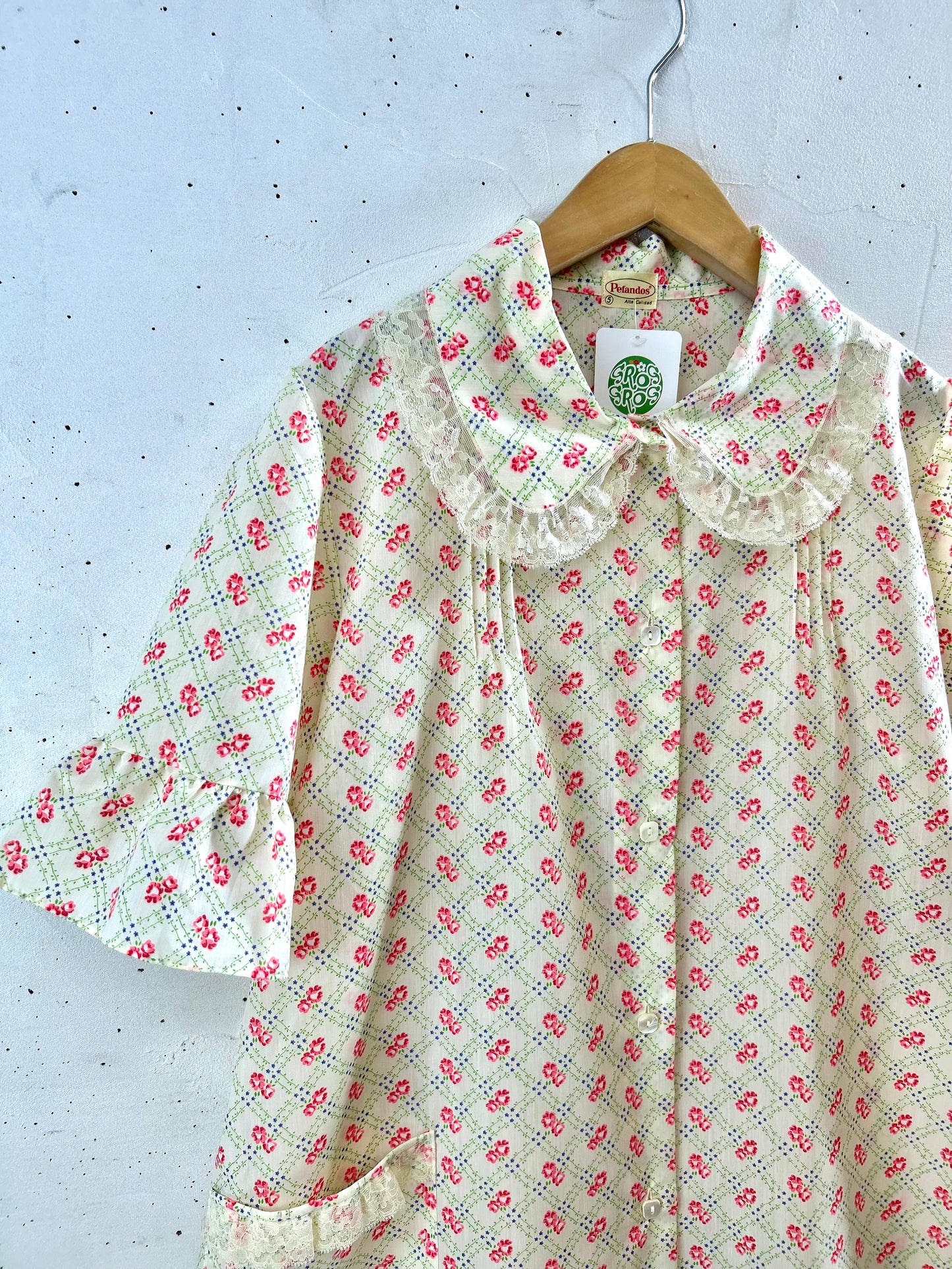 ’70s Vintage Flower Dress [G30786]
