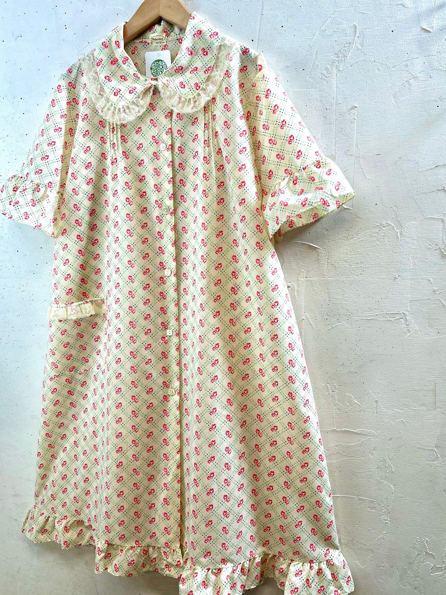 ’70s Vintage Flower Dress [G30786]