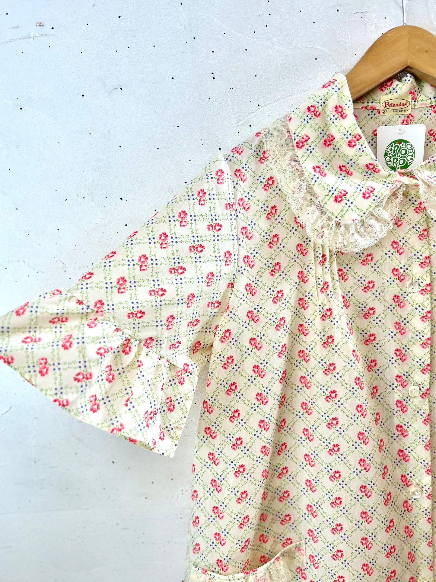 ’70s Vintage Flower Dress [G30786]