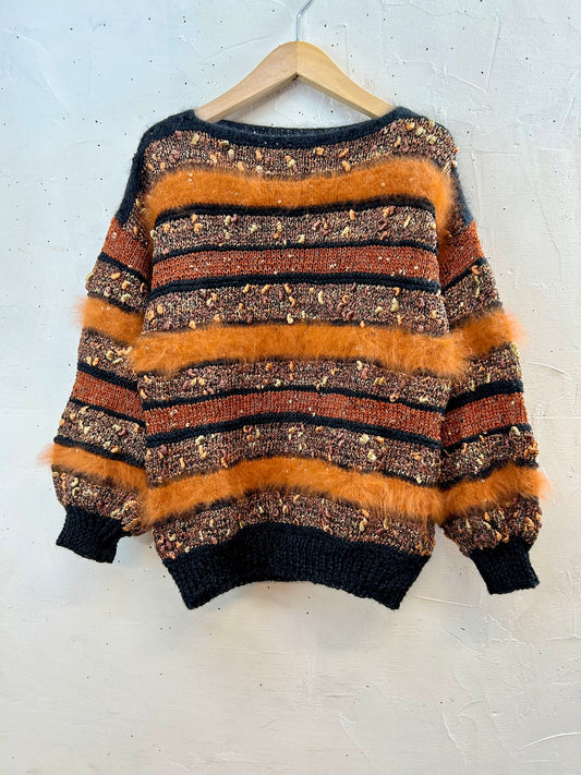 Vintage Hand Knit Sweater [J28590]