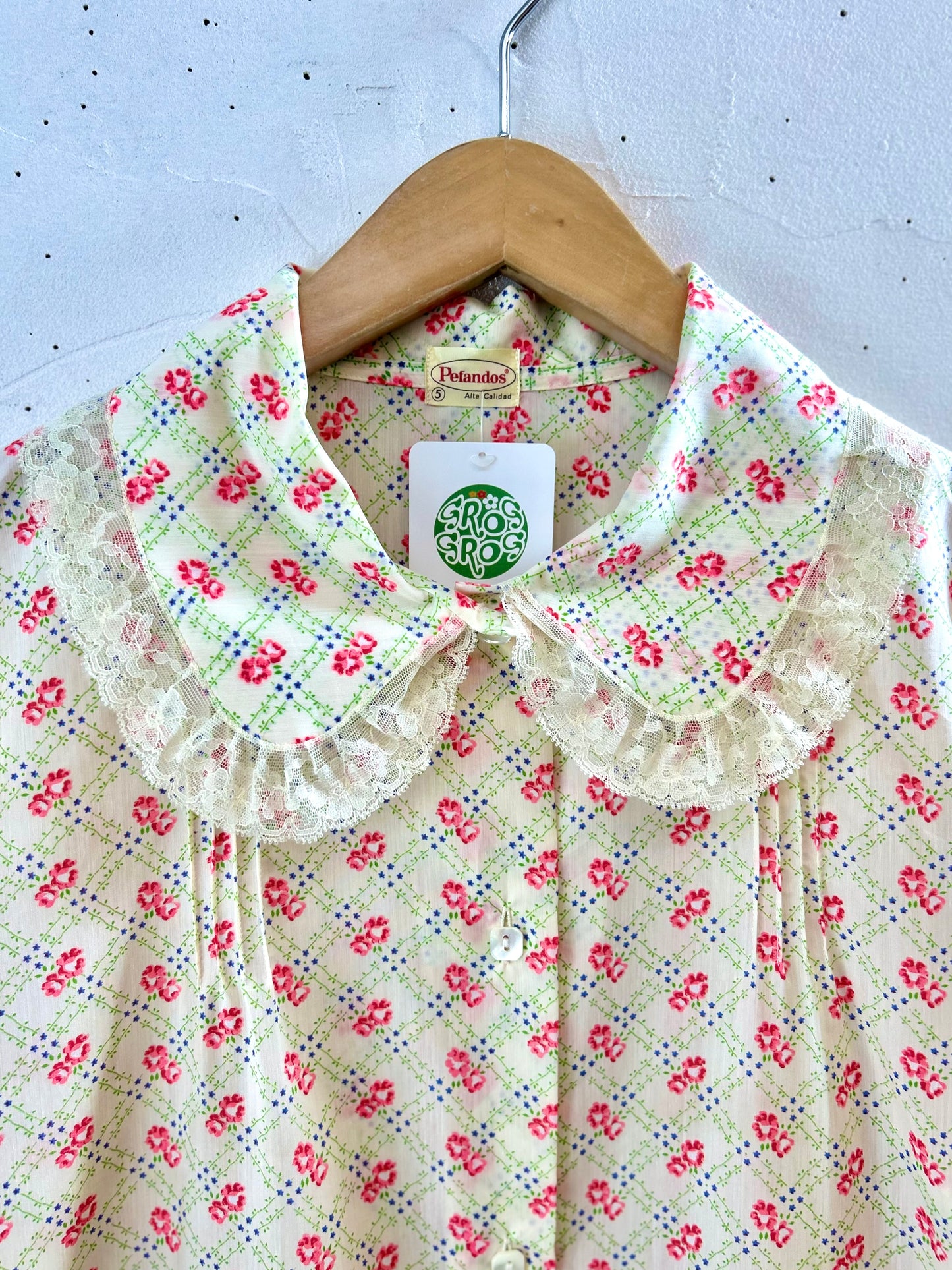 ’70s Vintage Flower Dress [G30786]