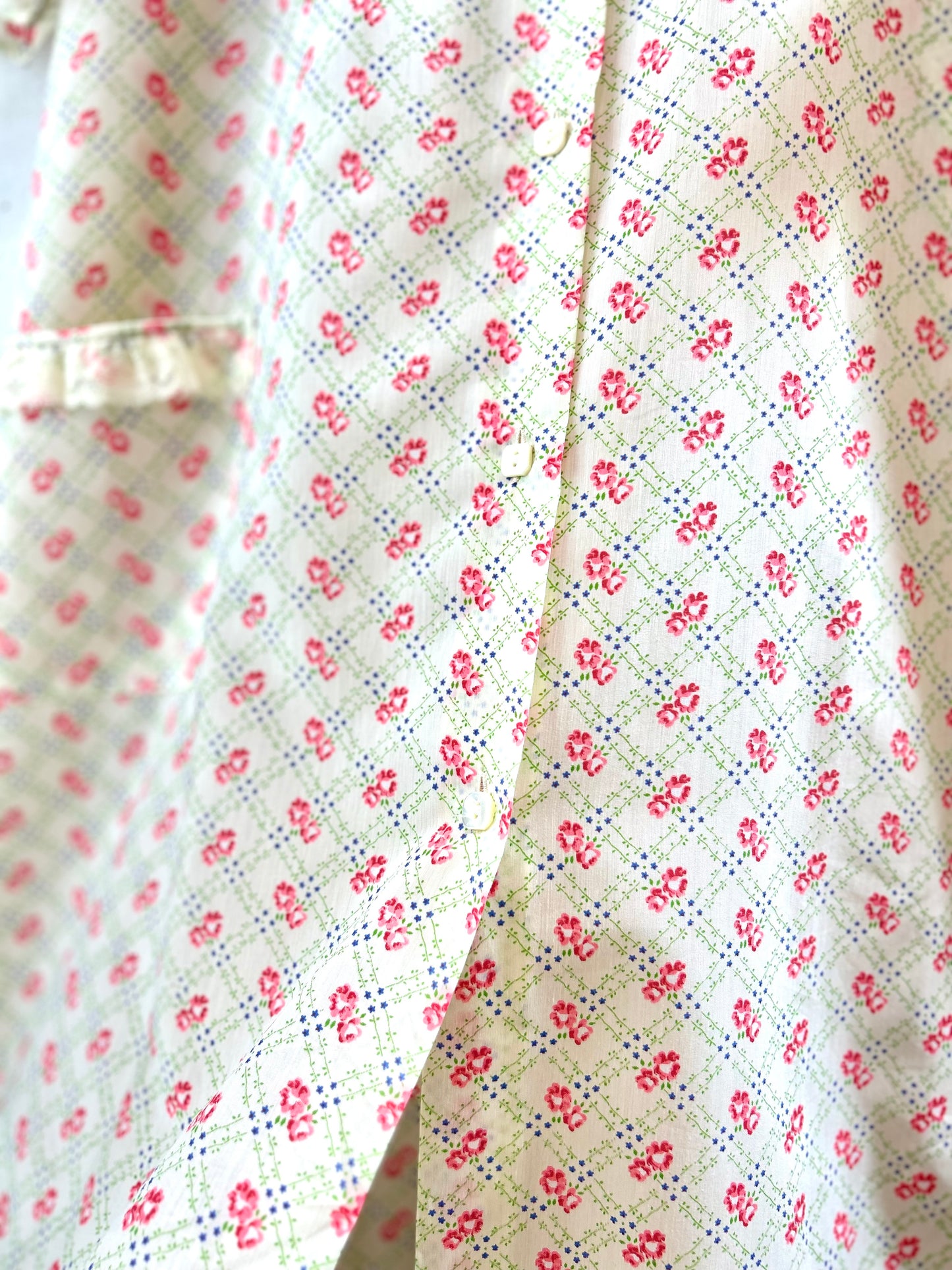 ’70s Vintage Flower Dress [G30786]