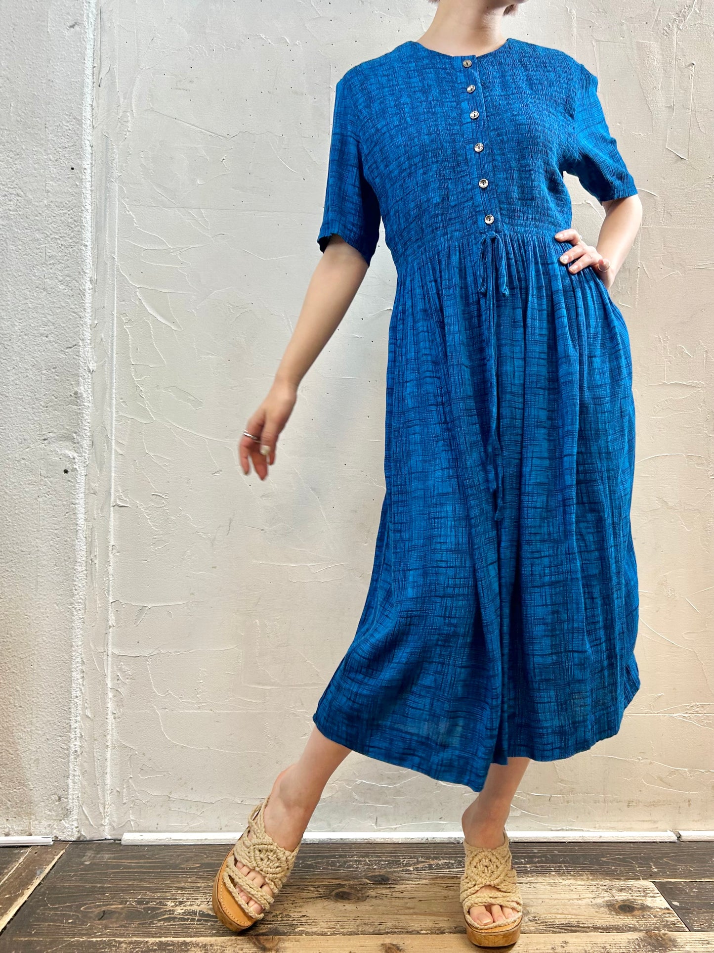 Vintage Rayon Dress 〜Karin Stevens〜[F27692]