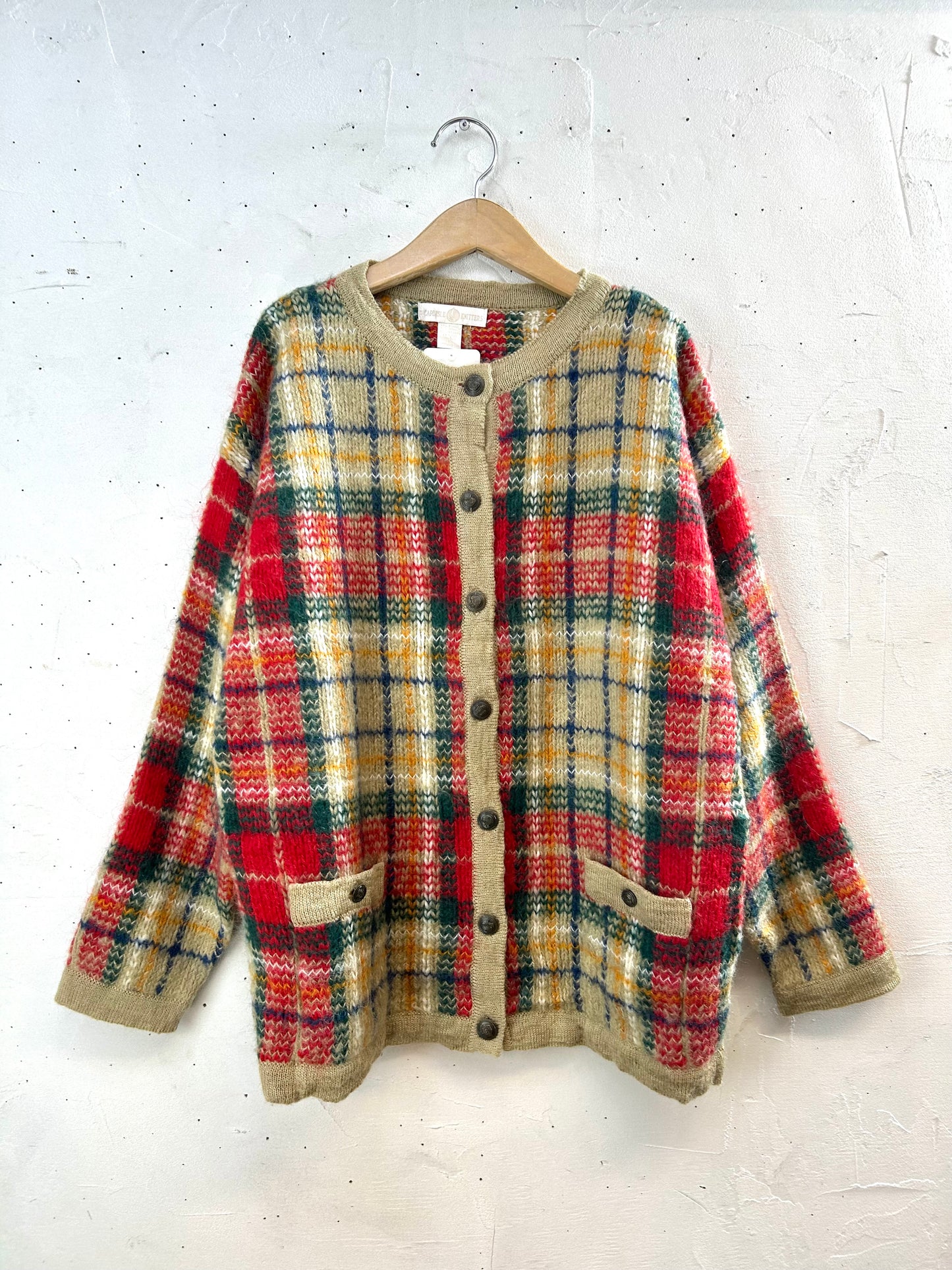 Vintage Mohair Knit Cardigan[A29259]