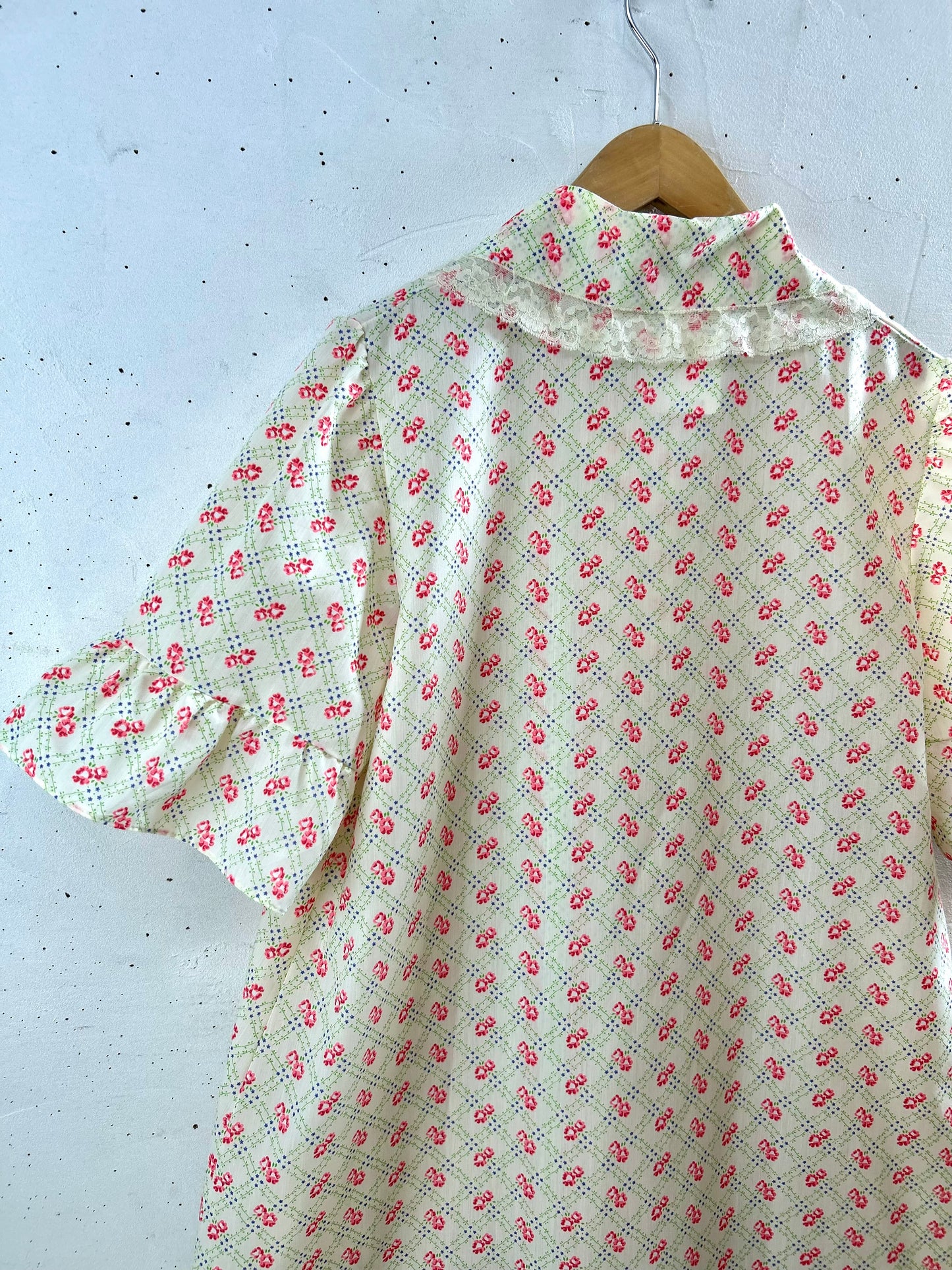 ’70s Vintage Flower Dress [G30786]