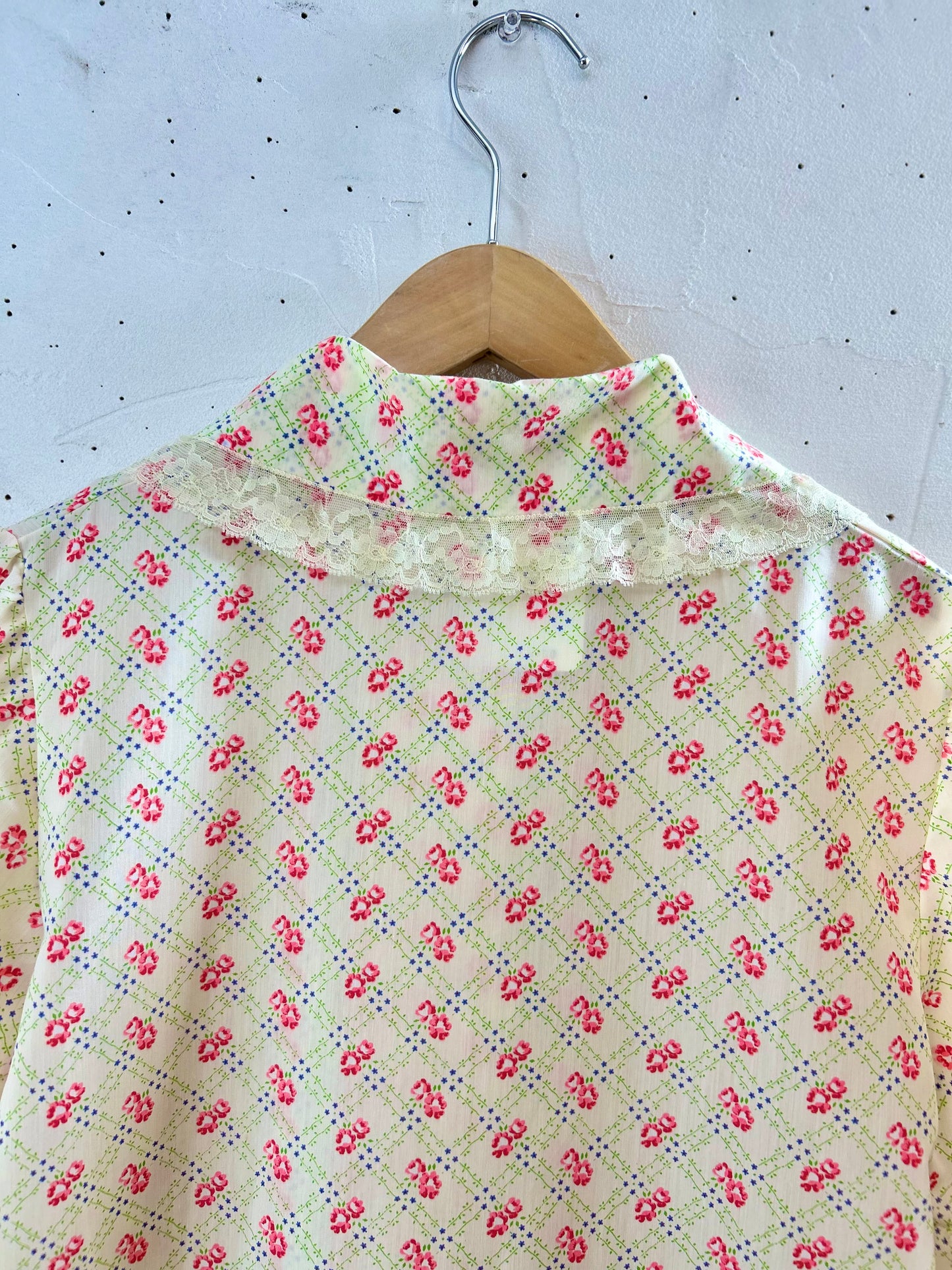 ’70s Vintage Flower Dress [G30786]