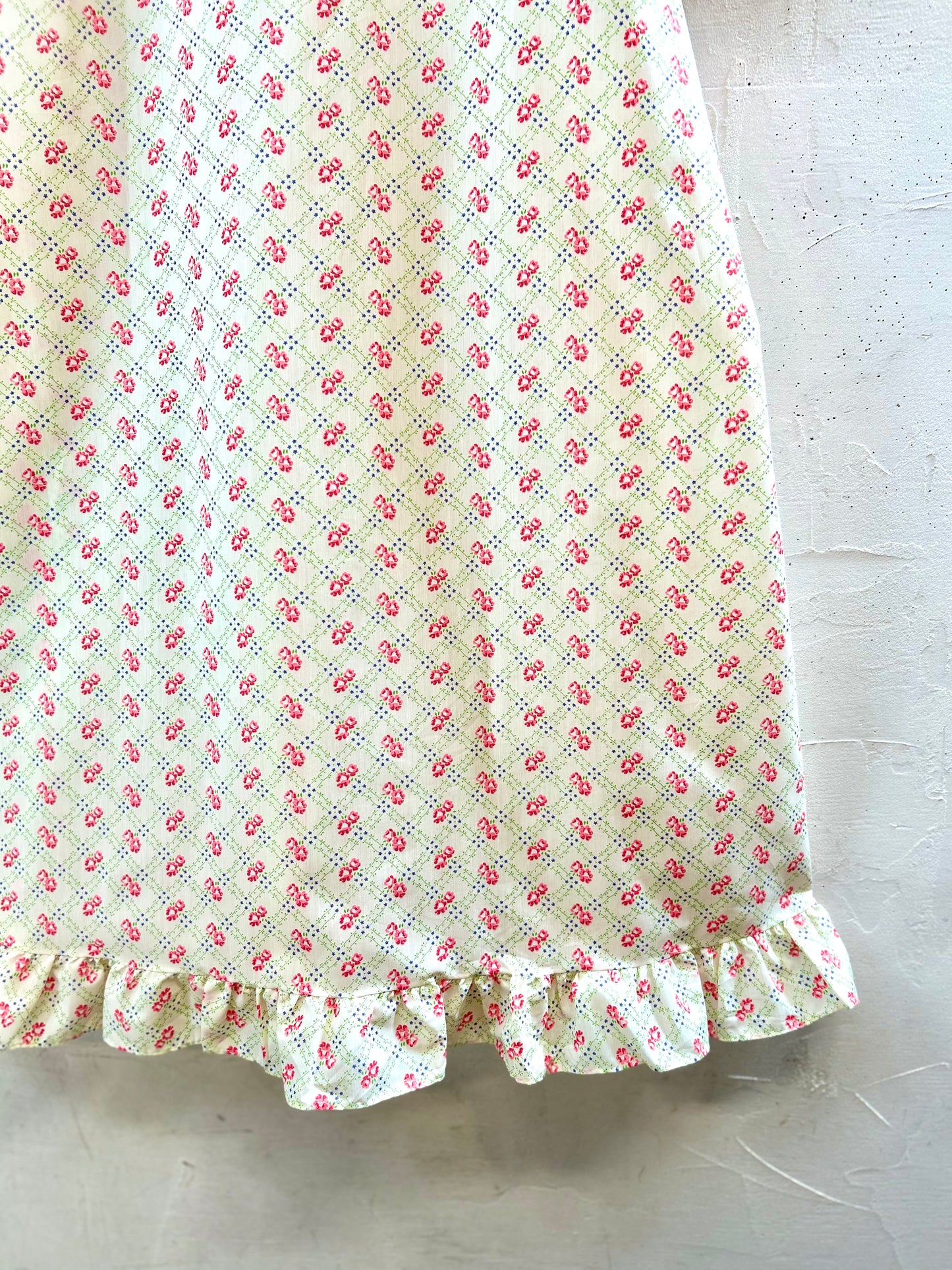 ’70s Vintage Flower Dress [G30786]