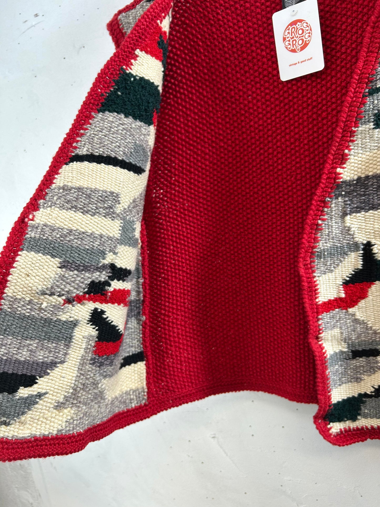 Vintage Knit Vest　KNITTED BY HAND IN URUGUAY [L29039]