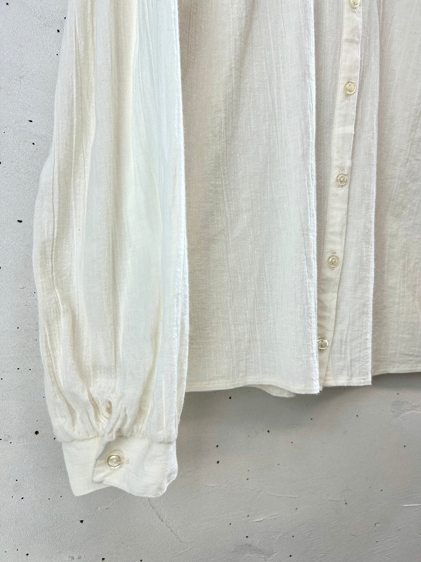 Vintage White Blouse [D30109]