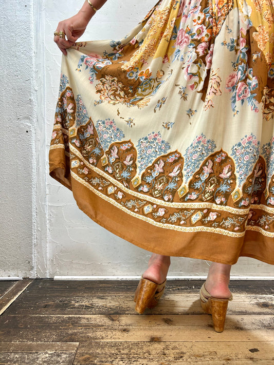 Vintage Viscose Dress 〜TOGETHER!〜[E27705]