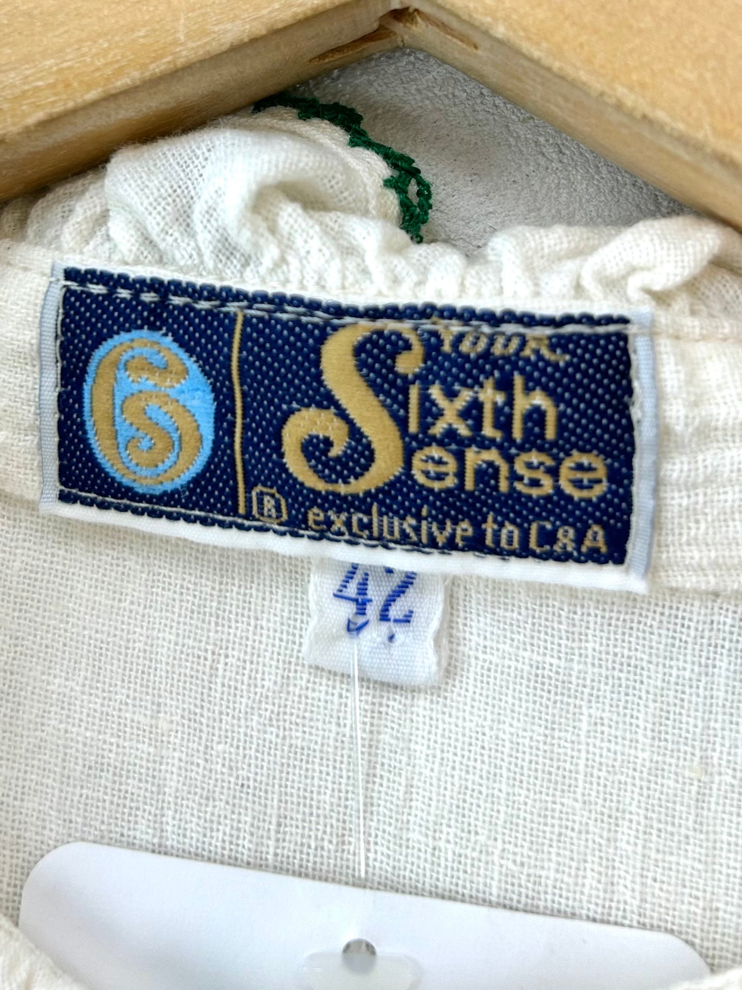 Vintage White Blouse [D30109]
