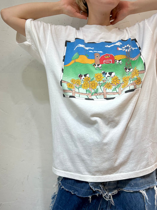 Vintage T-Shirt MADE IN USA 〜Hanes〜 [D26941]