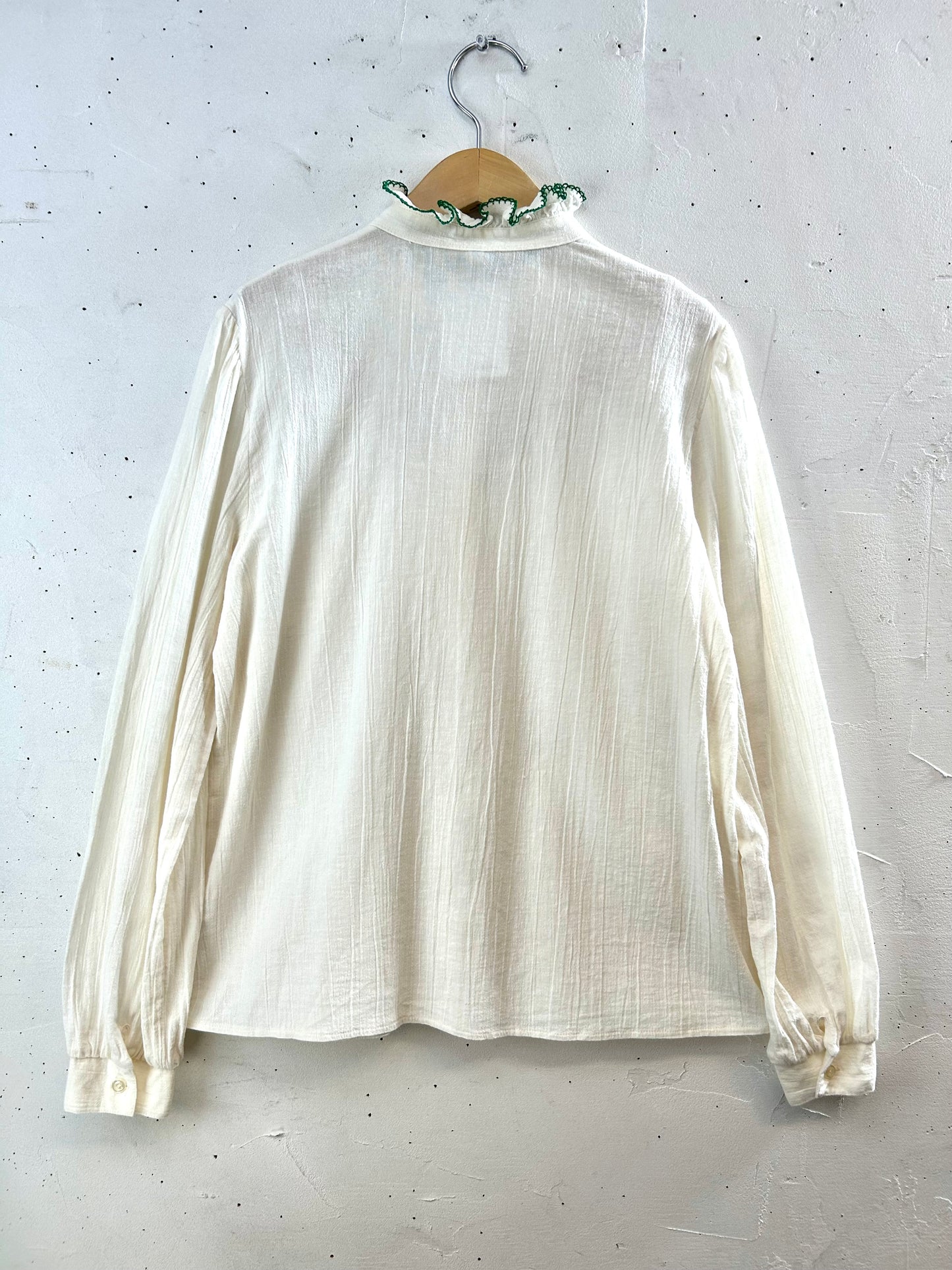Vintage White Blouse [D30109]