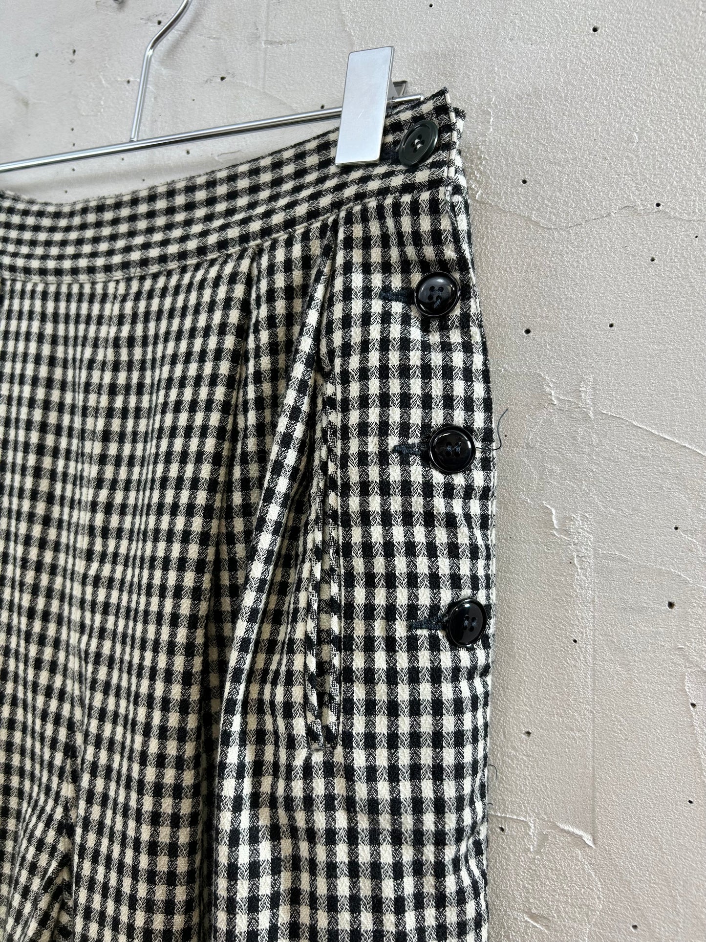 Vintage Plaid Pants [K28810]