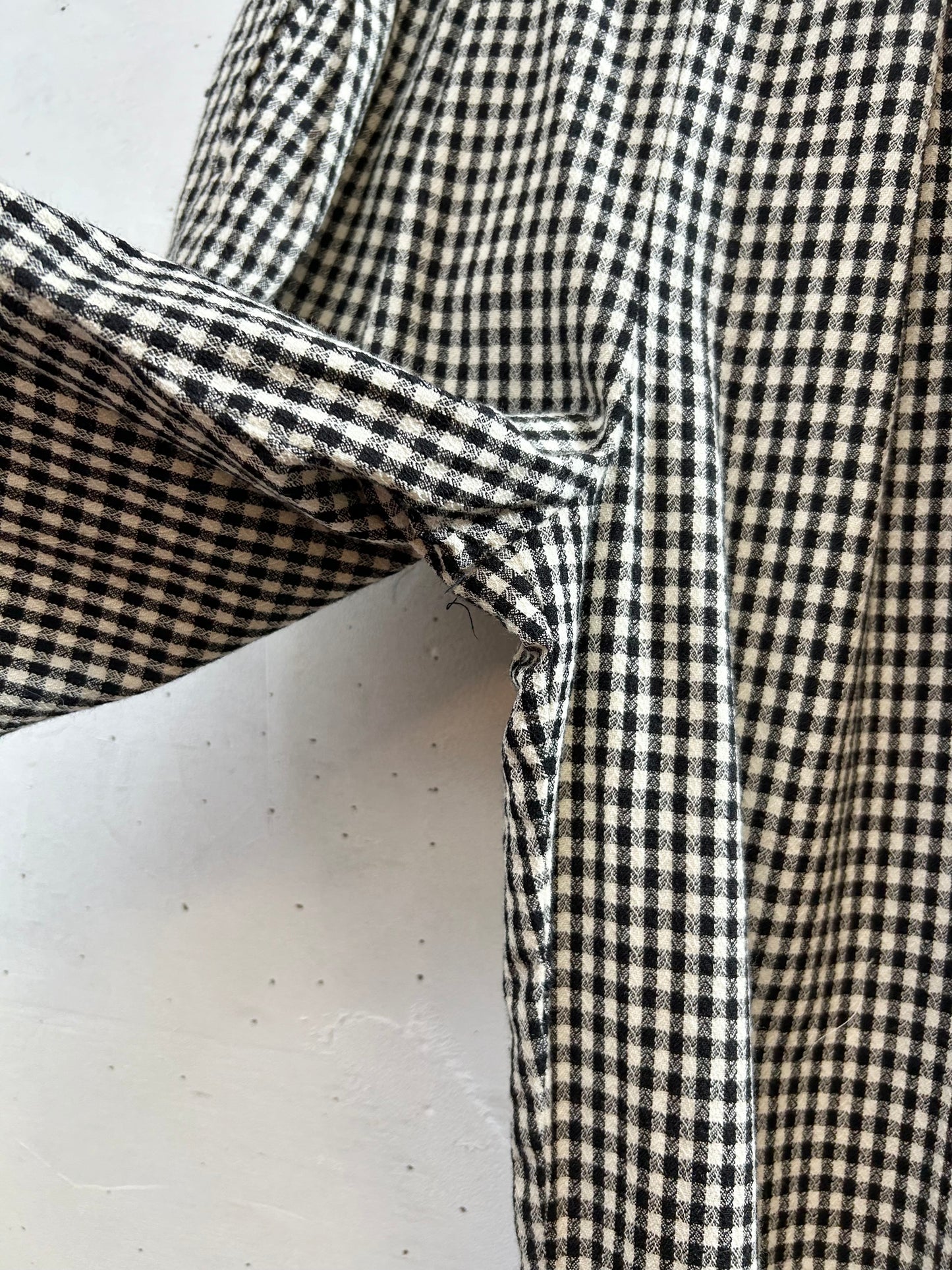 Vintage Plaid Pants [K28810]