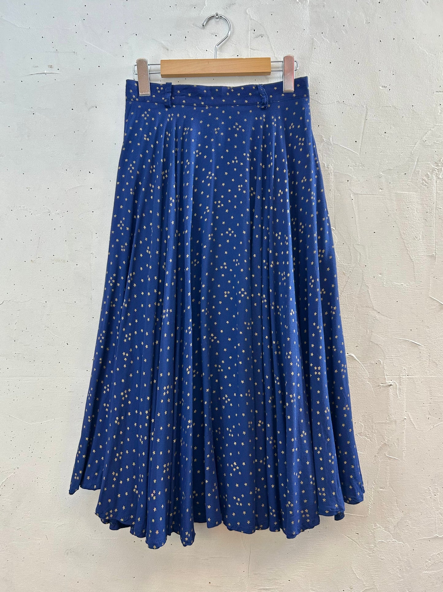Vintage Viscose Skirt 〜C&A〜 [F30341]