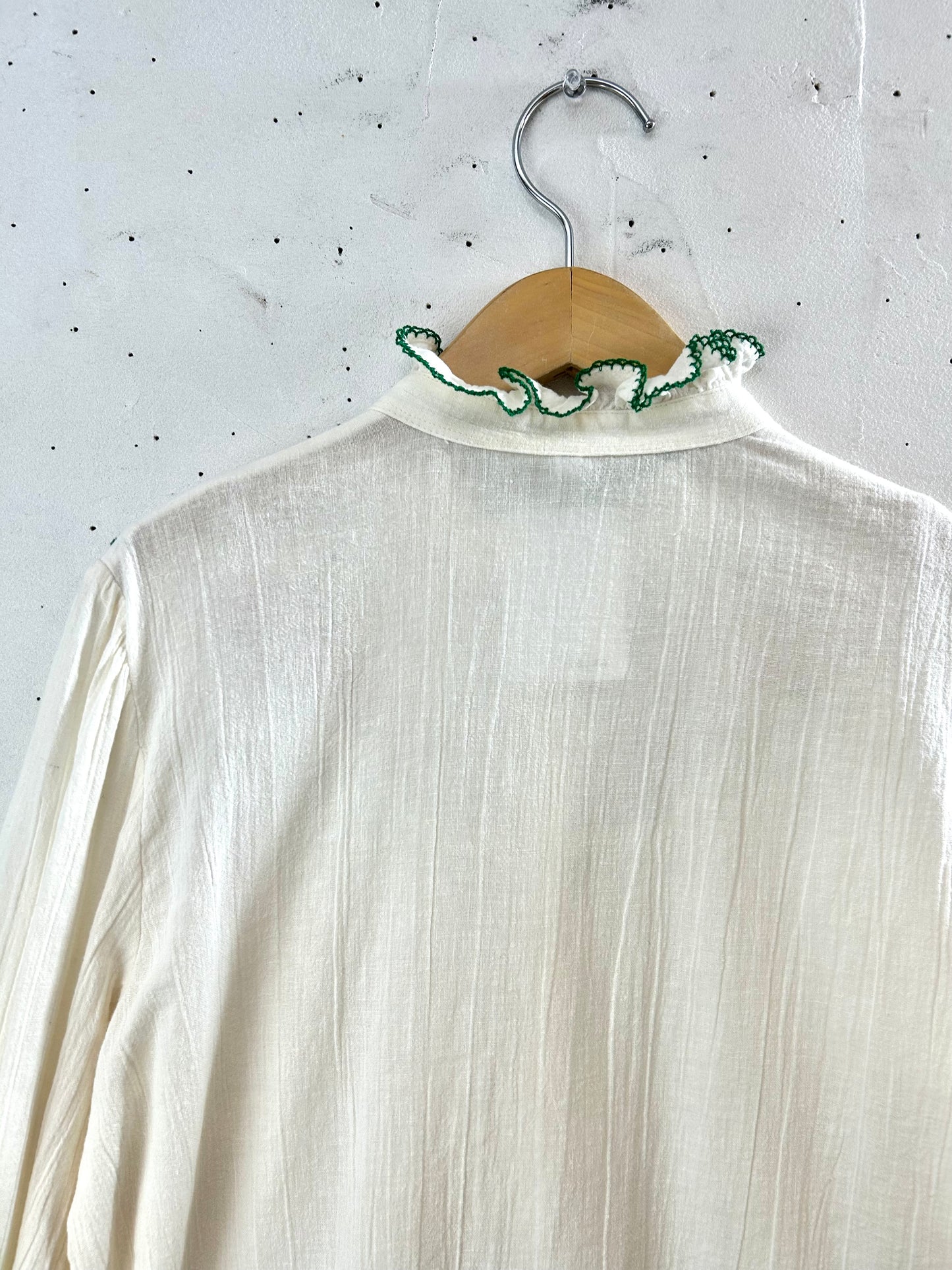 Vintage White Blouse [D30109]