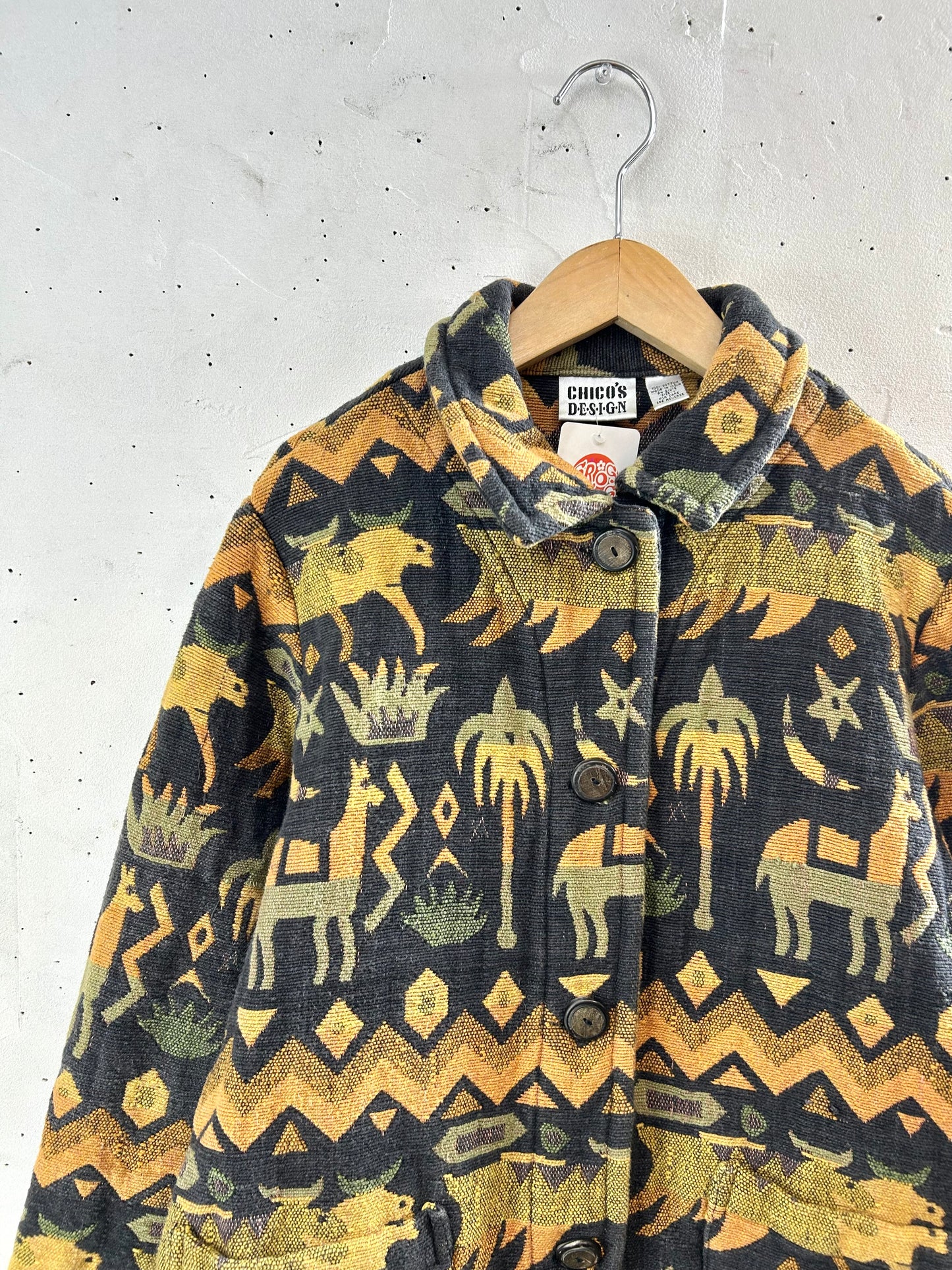 Vintage Rug Jacket 〜CHICO'S〜 [L29035]