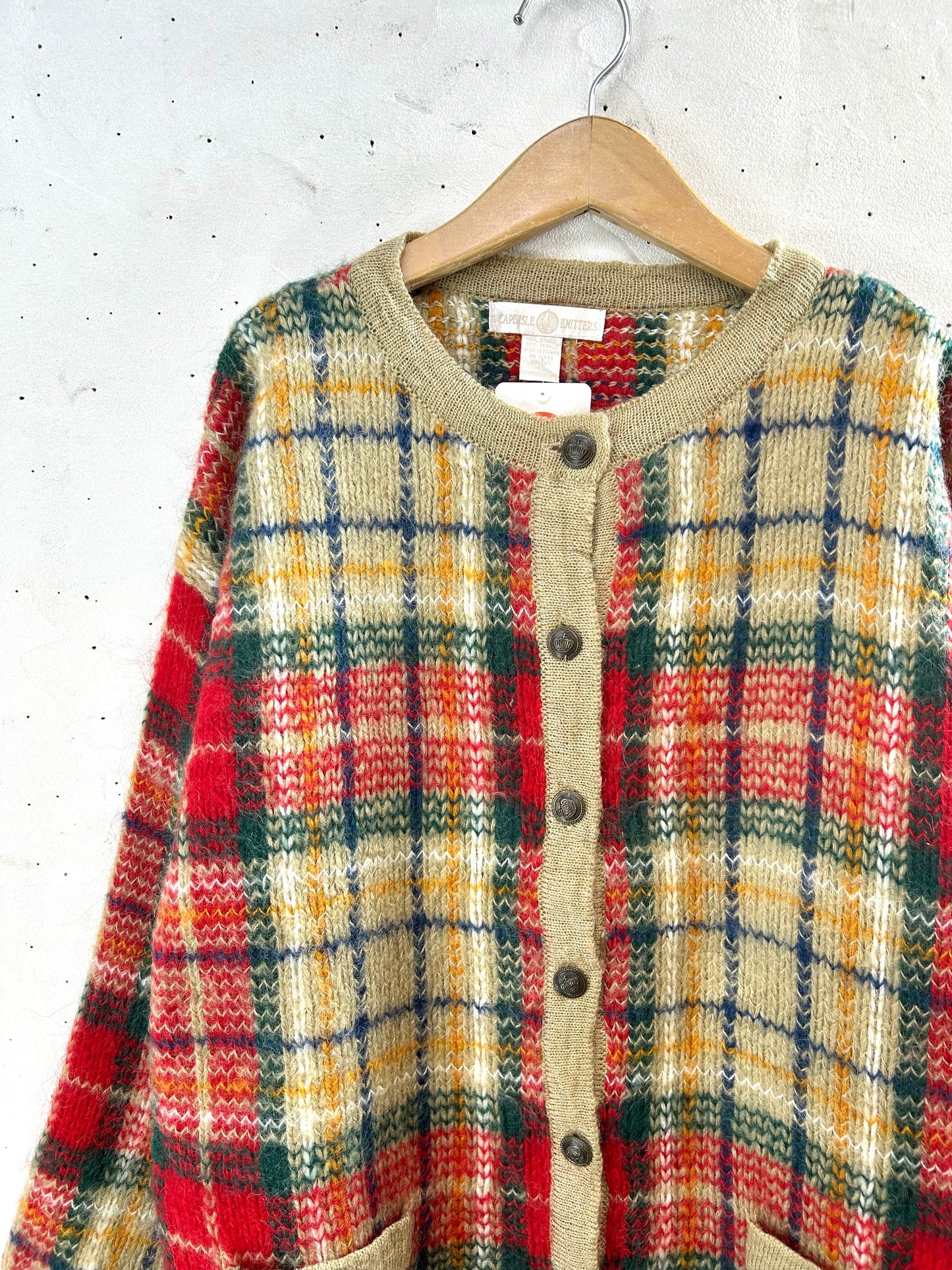 Vintage Mohair Knit Cardigan[A29259]