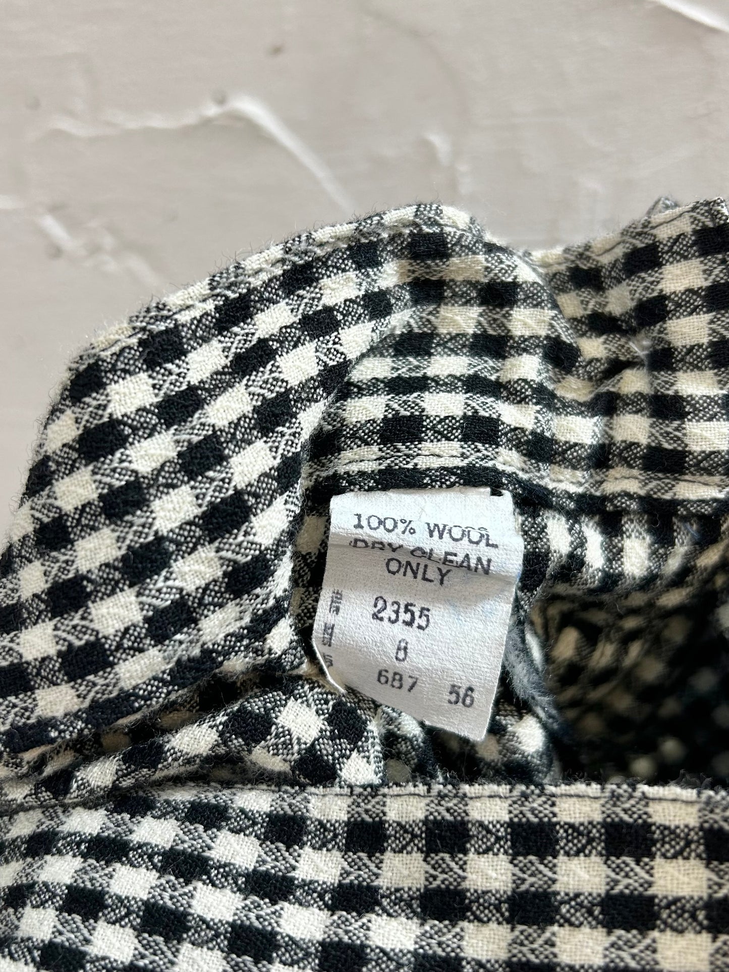 Vintage Plaid Pants [K28810]