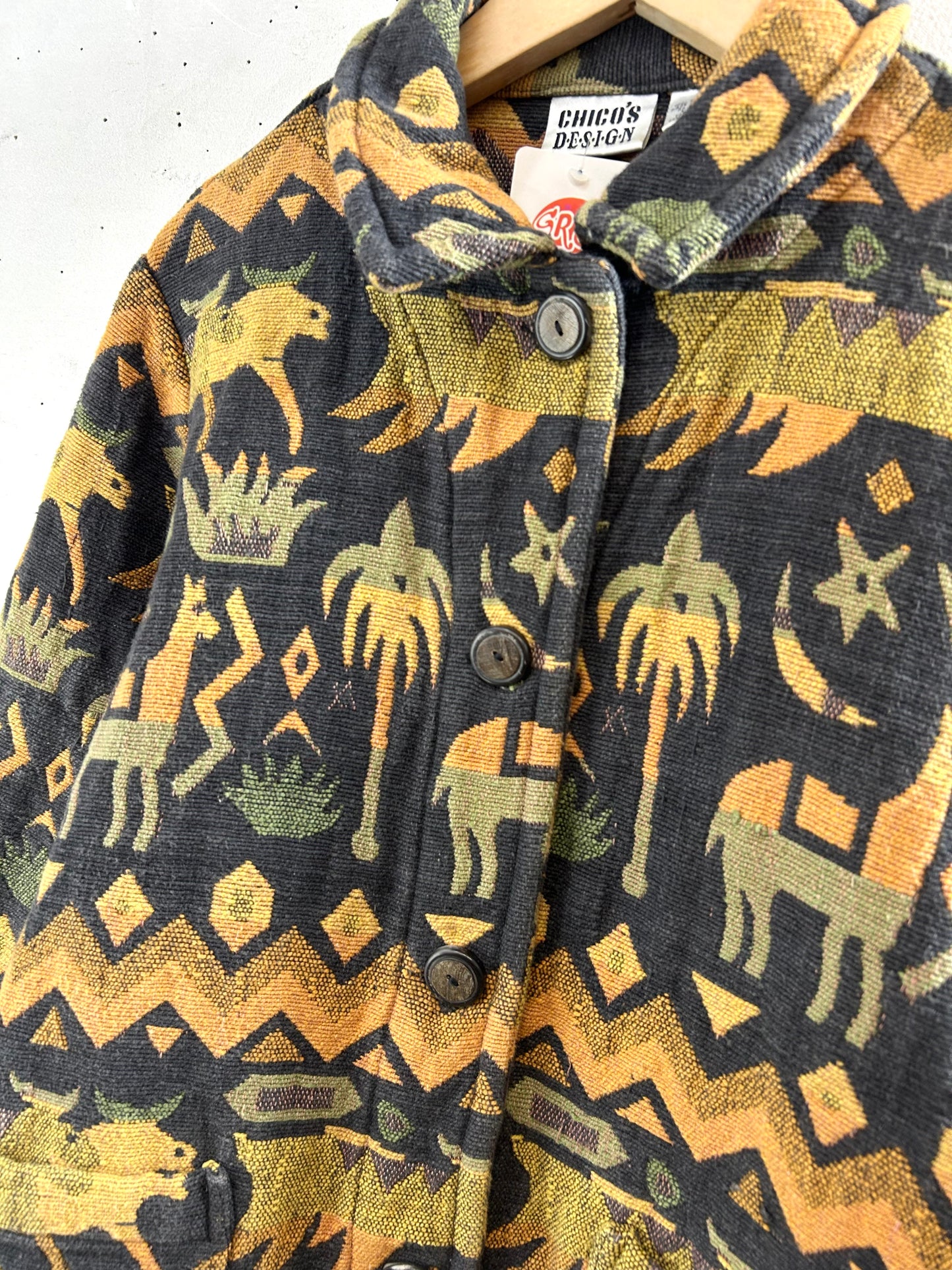 Vintage Rug Jacket 〜CHICO'S〜 [L29035]