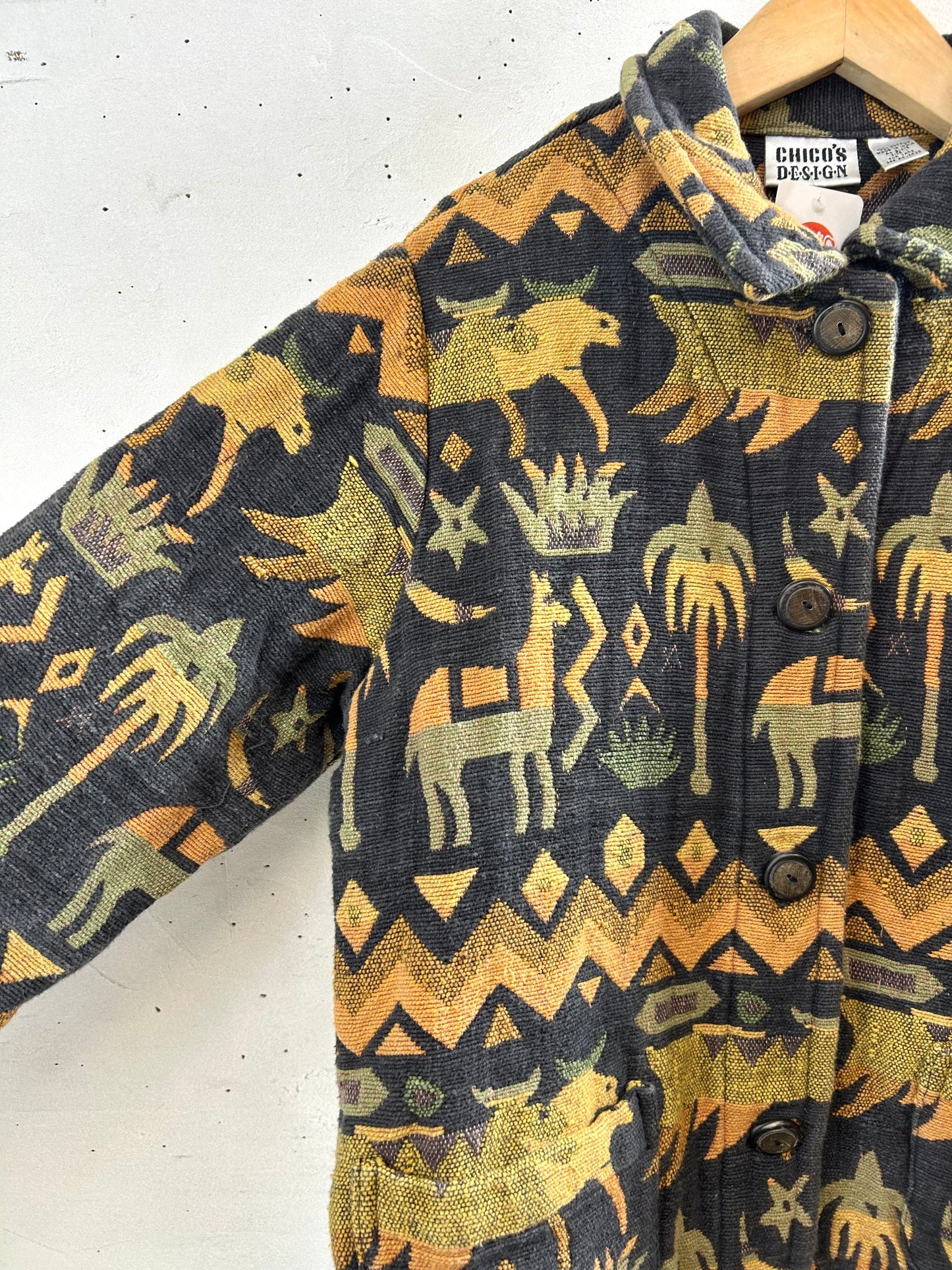 Vintage Rug Jacket 〜CHICO'S〜 [L29035]