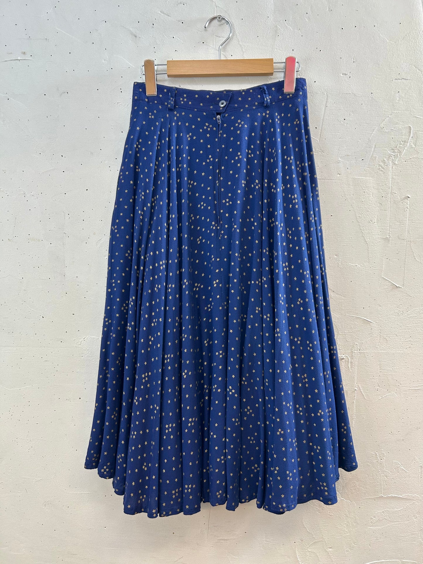 Vintage Viscose Skirt 〜C&A〜 [F30341]