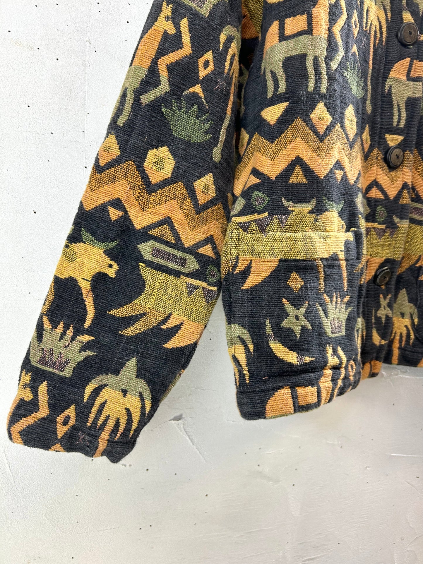 Vintage Rug Jacket 〜CHICO'S〜 [L29035]