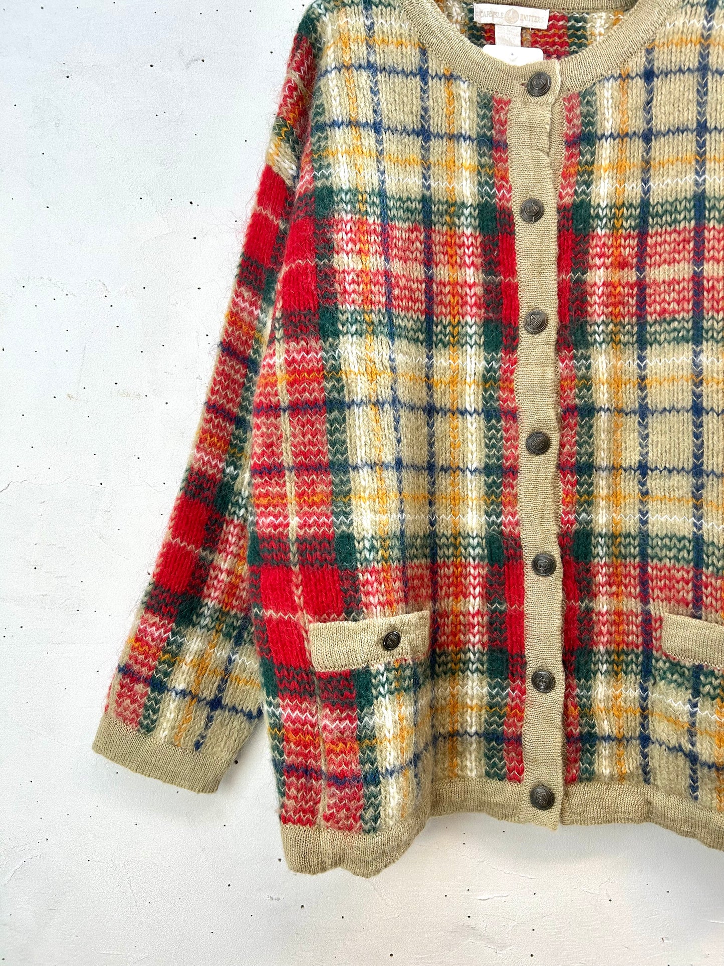 Vintage Mohair Knit Cardigan[A29259]