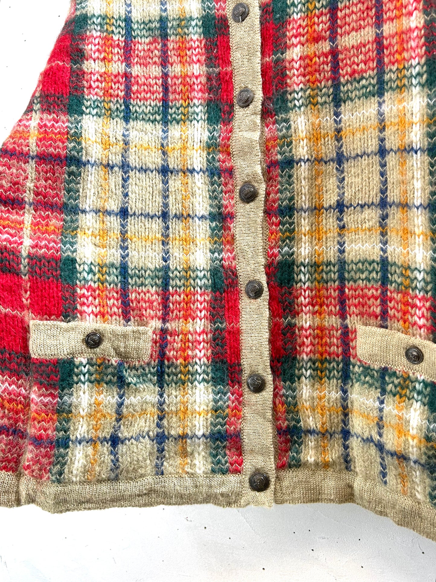 Vintage Mohair Knit Cardigan[A29259]