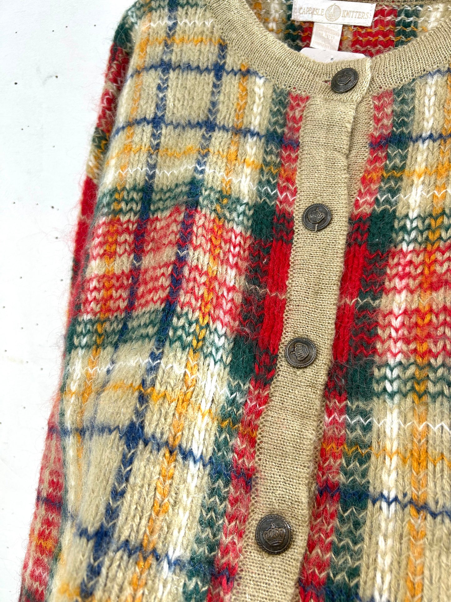 Vintage Mohair Knit Cardigan[A29259]