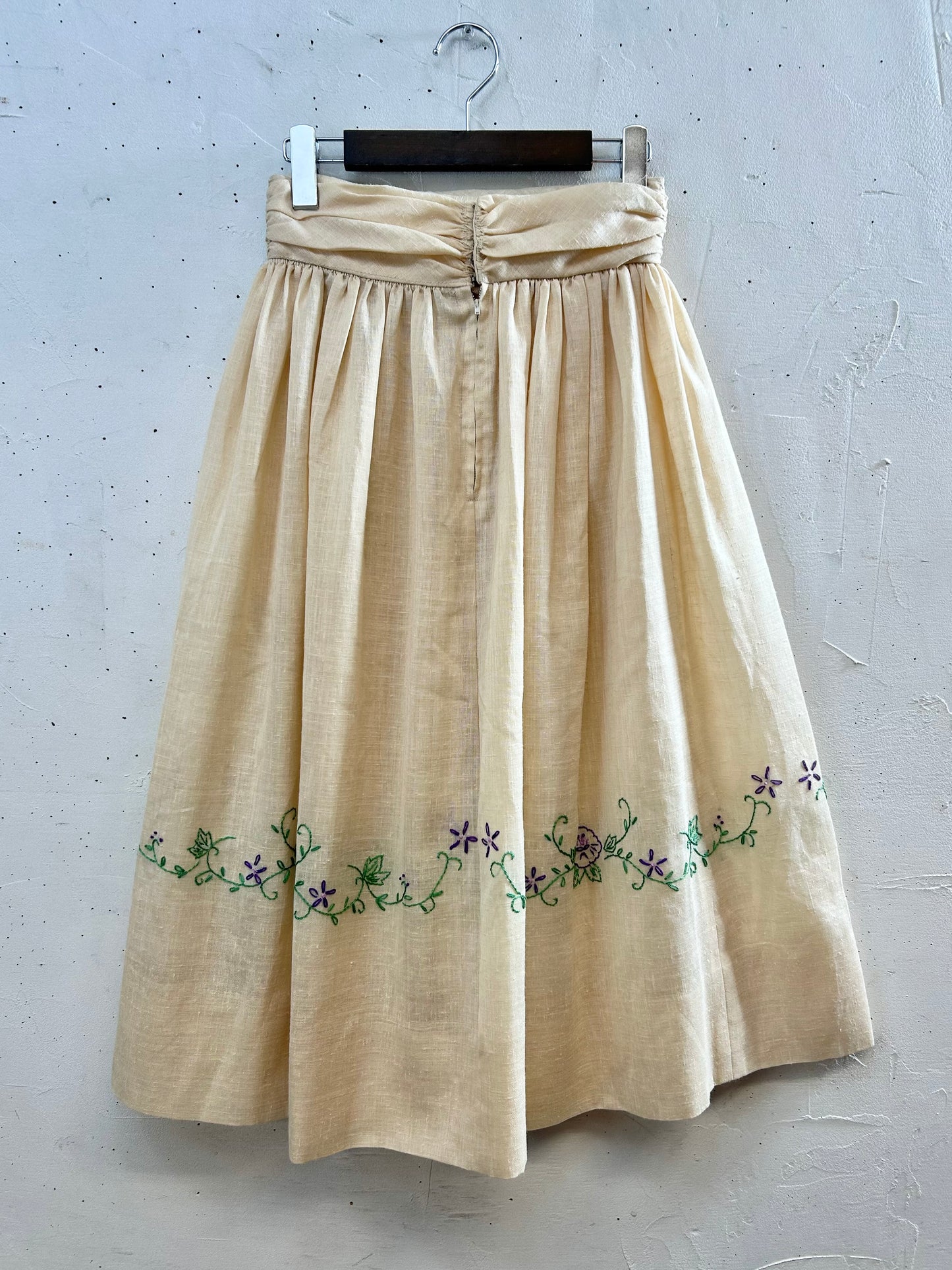 Vintage Hand Embroidery Skirt [E30336]