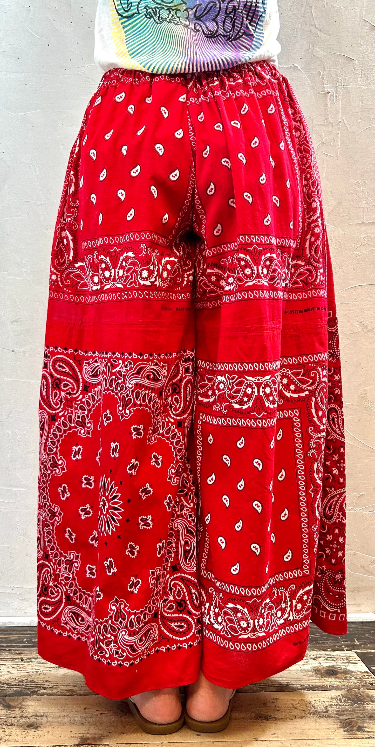 Vintage Bandana Pants 〜Amy Nina〜 [G27847]