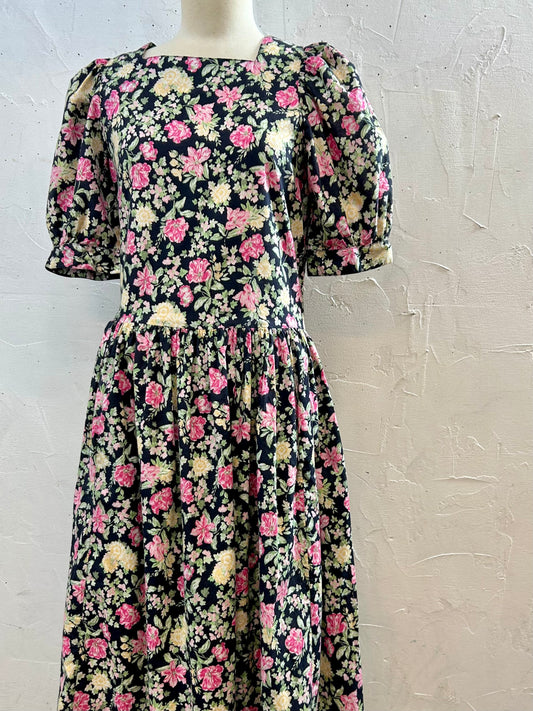 Vintage Flower Dress 〜Laura Ashley〜 [H28179]